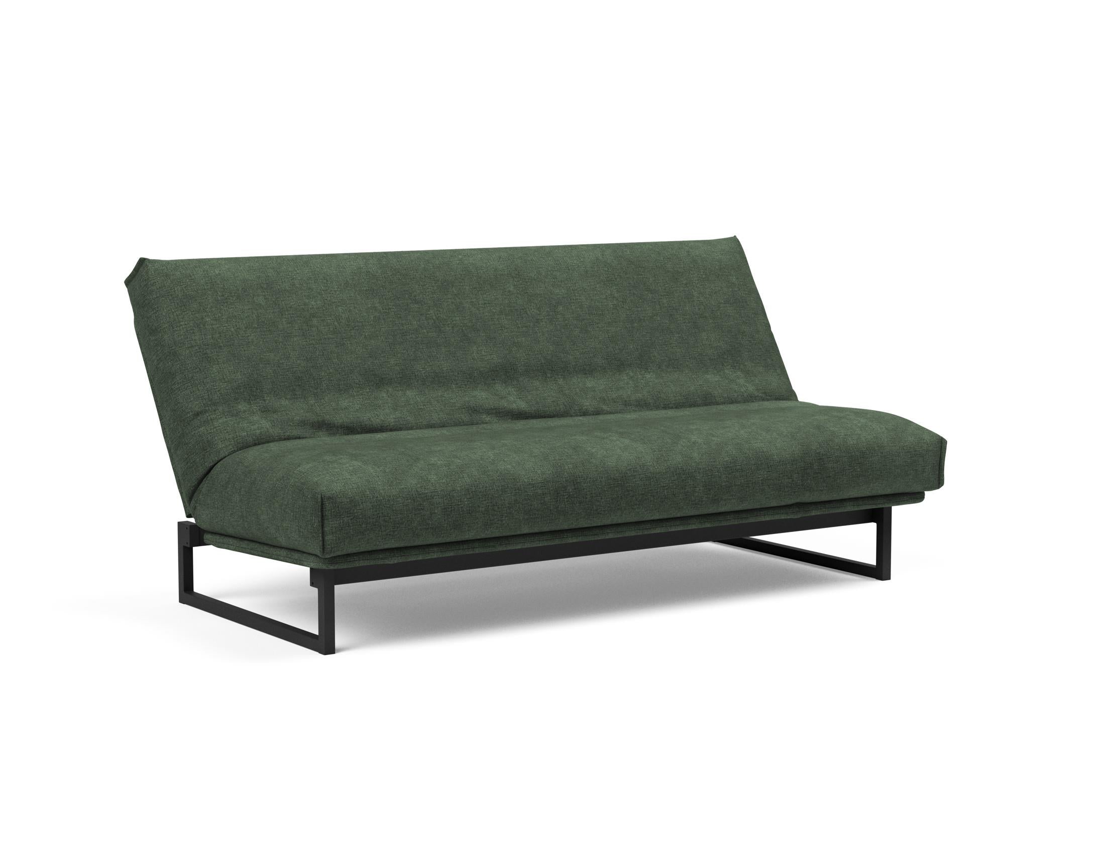 Fraction 140 Bettsofa Nordic Cover: Stilvolles Schlafsofa mit hochwertiger Soft Spring Federung, perfekt für gemütliche Nächte und modernes Interieur.