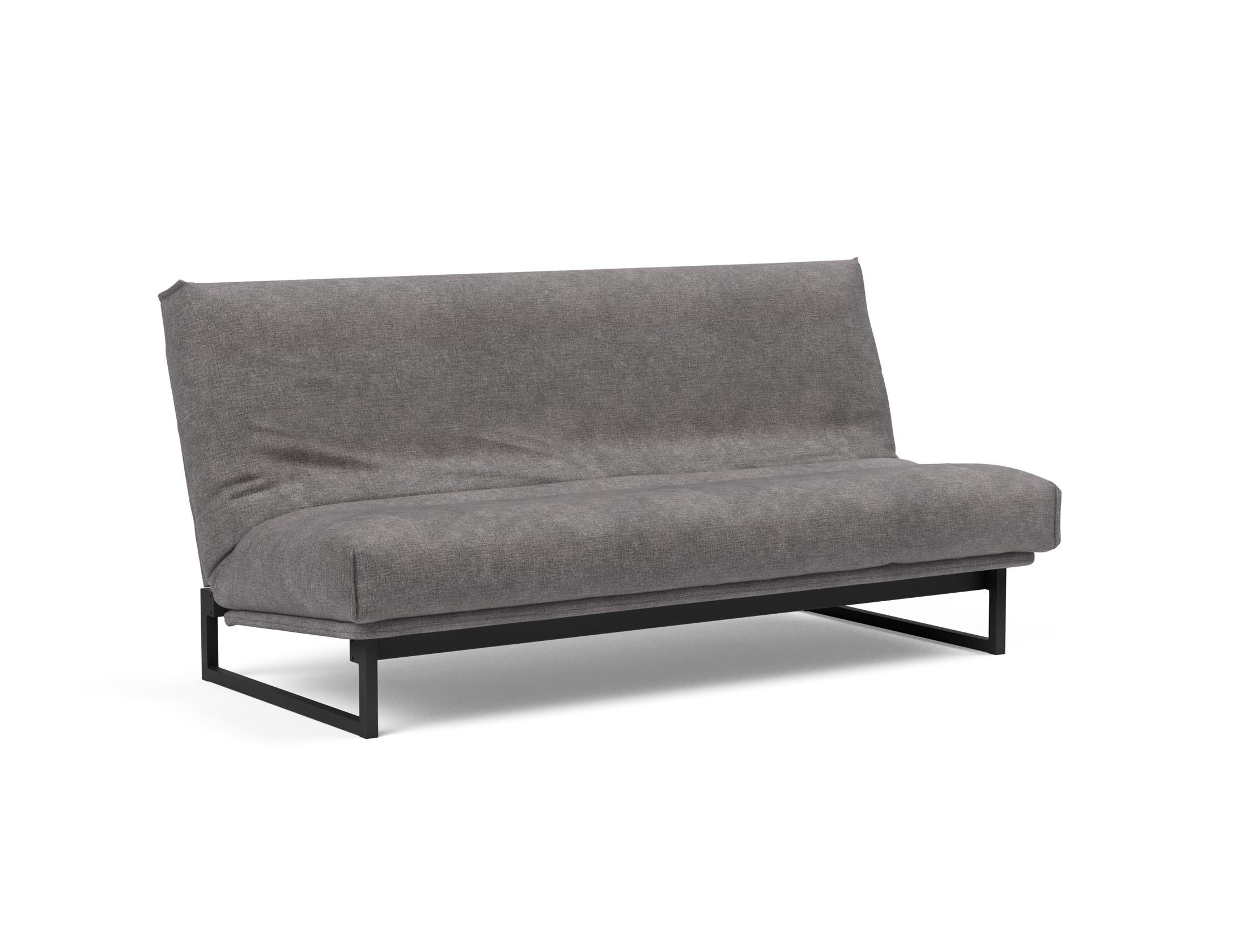 Fraction 140 Bettsofa Nordic Cover: Stilvolles Schlafsofa mit hochwertiger Soft Spring Federung, perfekt für gemütliche Nächte und modernes Interieur.