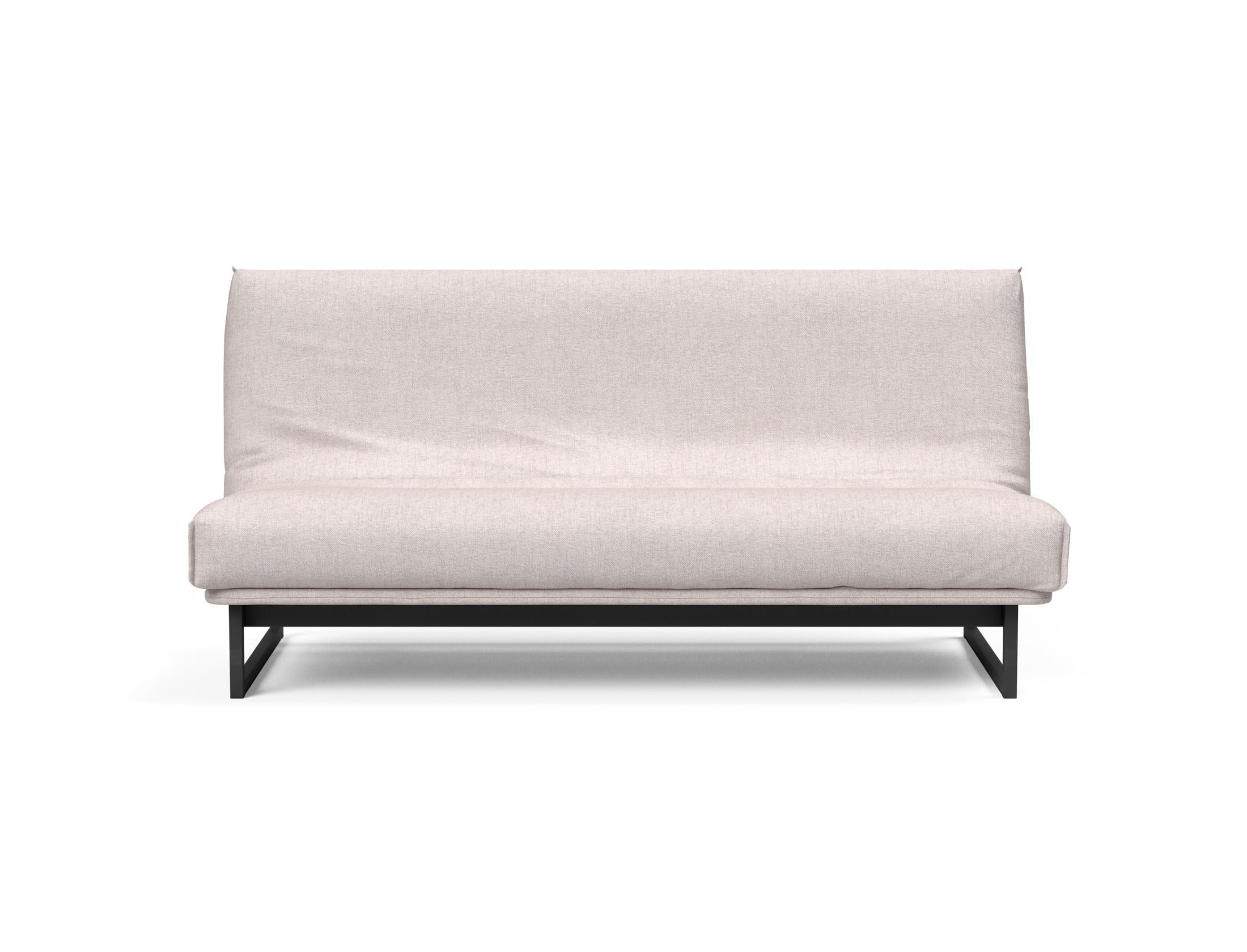 Fraction 140 Bettsofa Nordic Cover: Elegantes Schlafsofa mit komfortabler Soft Spring Federung, ideal für entspannte Nächte und modernes Wohndesign.