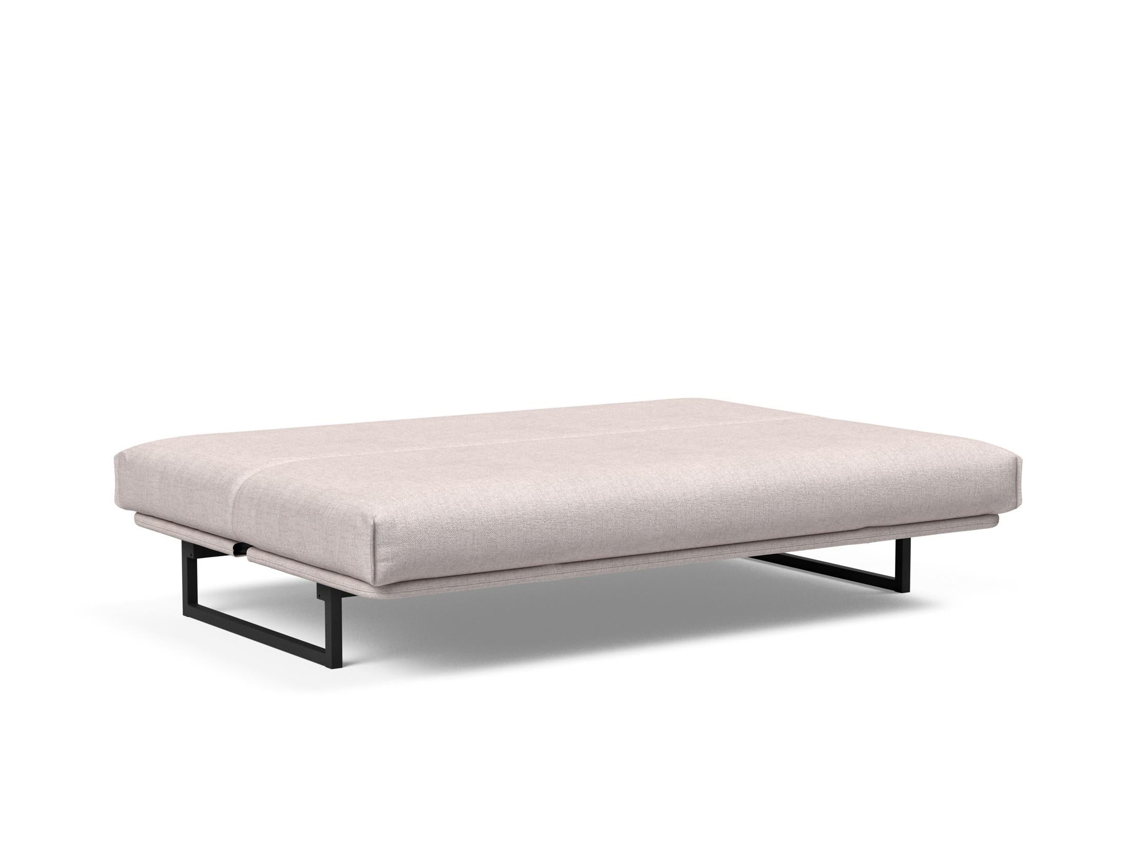 Fraction 140 Bettsofa Nordic Cover: Modernes Schlafsofa mit hochwertiger Soft Spring Federung, perfekt für gemütliche Abende und stilvolle Einrichtung.
