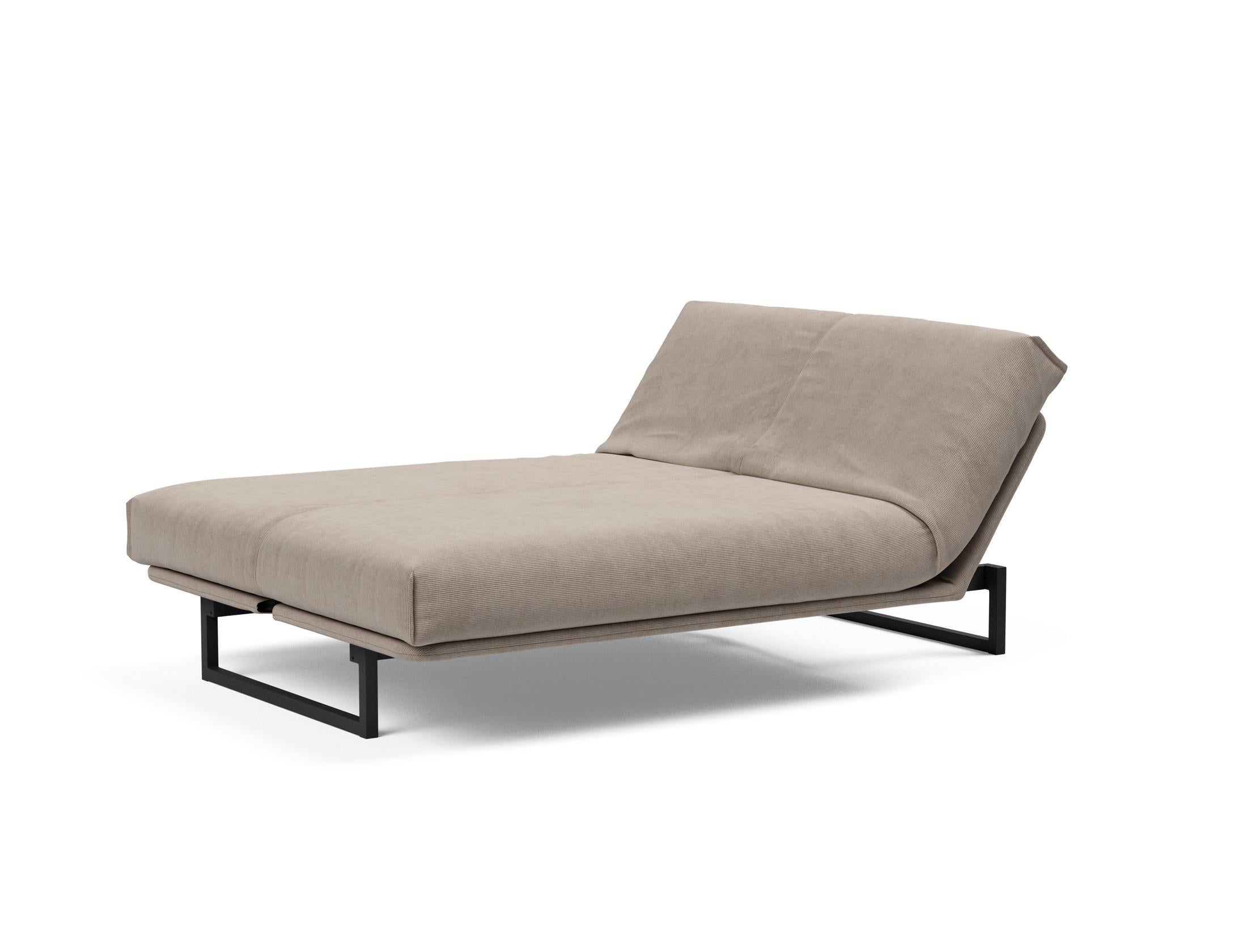Fraction 140 Bettsofa Nordic Cover: Elegantes Schlafsofa mit komfortabler Soft Spring Federung, ideal für stilvolle Wohnräume und entspannte Nächte.