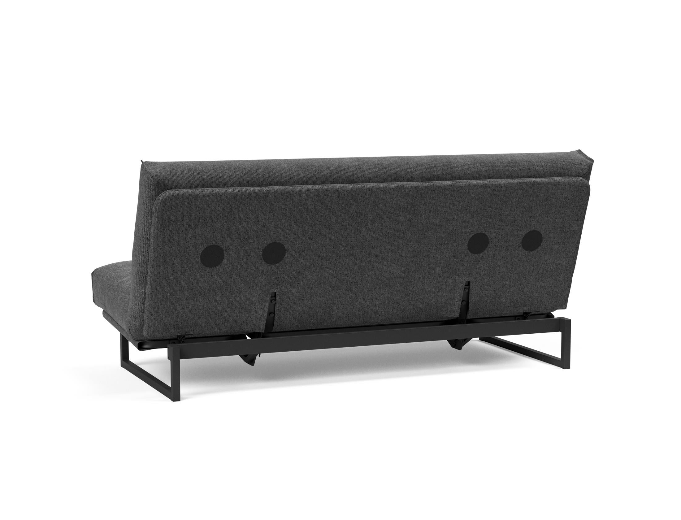 Fraction 140 Bettsofa Nordic Cover: Elegantes Schlafsofa mit komfortabler Soft Spring Federung, ideal für entspannte Nächte und modernes Wohndesign.