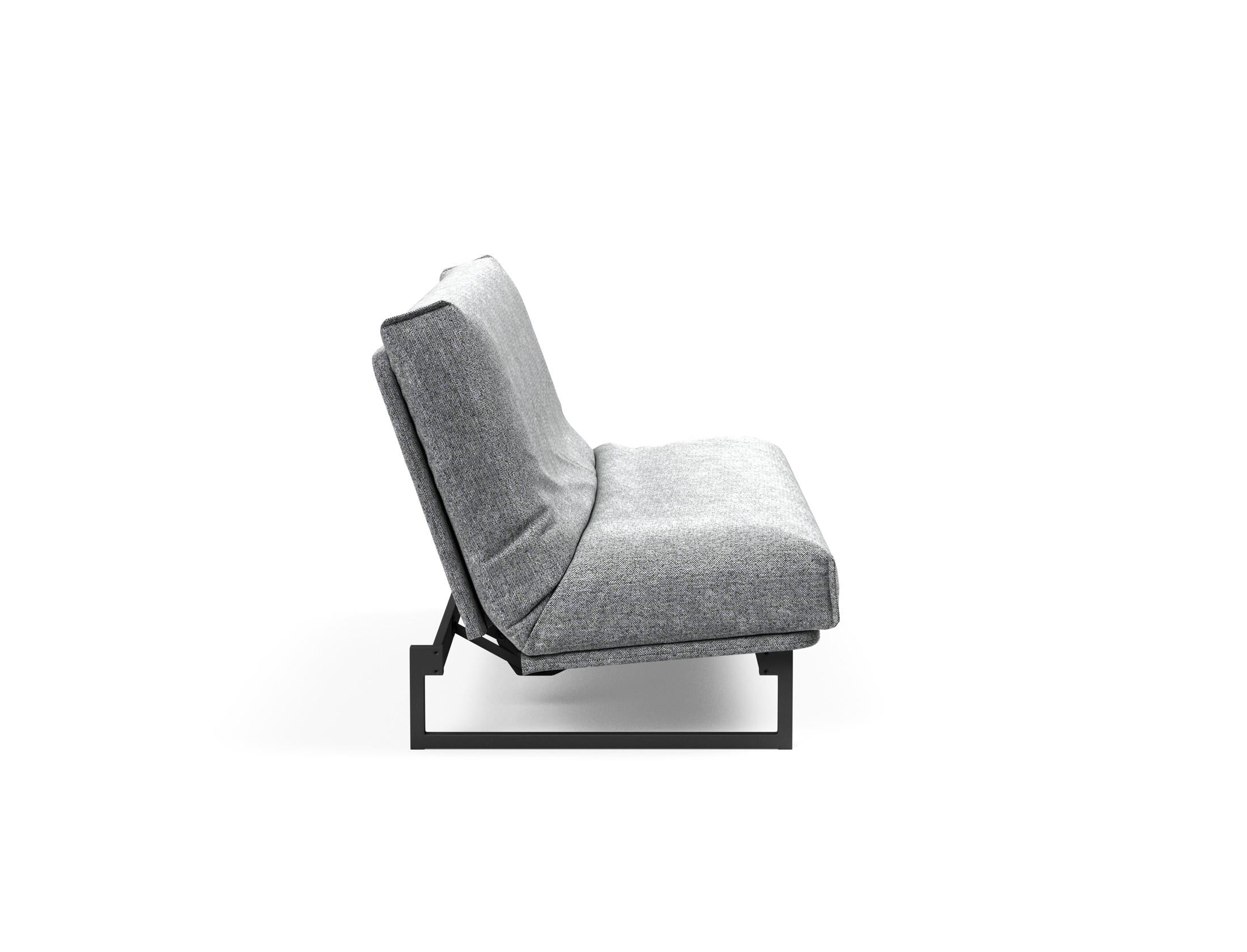 Fraction 140 Bettsofa Nordic Cover: Stilvolles Schlafsofa mit hochwertiger Soft Spring Federung, perfekt für gemütliche Nächte und modernes Interieur.