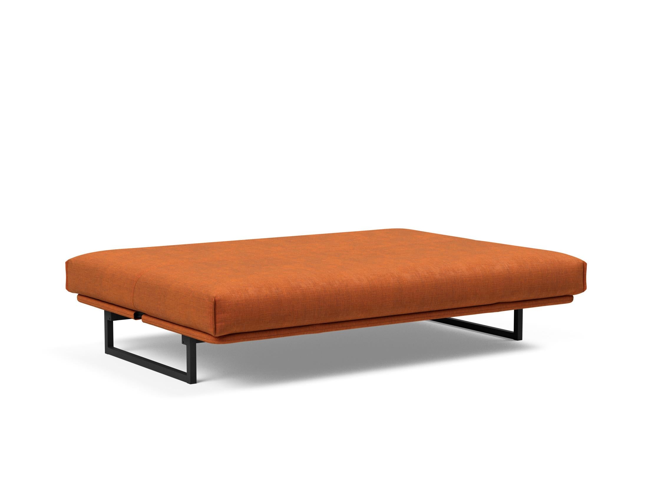 Fraction 140 Bettsofa Nordic Cover: Stilvolles Schlafsofa mit hochwertiger Soft Spring Polsterung, ideal für gemütliche Nächte und modernes Wohndesign.
