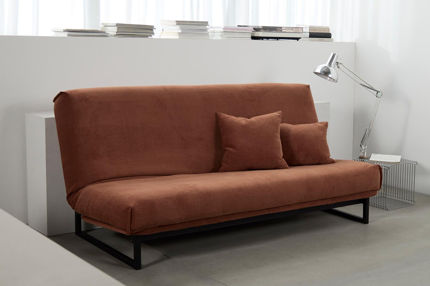 Fraction 140 Bettsofa Nordic Cover: Elegantes Design, Soft Spring Polsterung, vielseitig nutzbar als Sofa oder Bett. Ideal für moderne Wohnkonzepte.