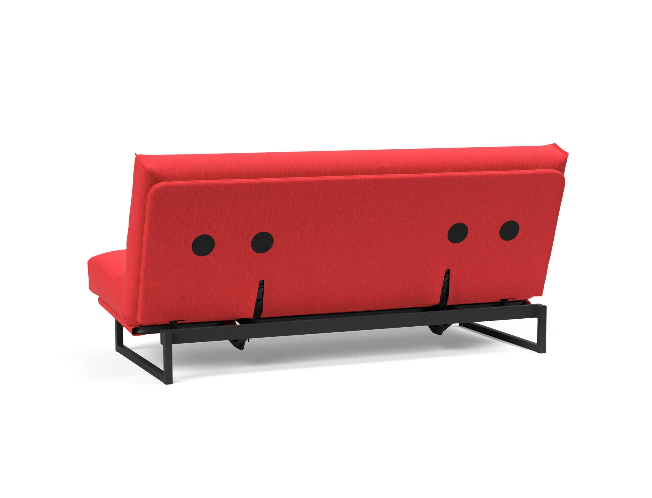Fraction 140 Bettsofa Nordic Cover: Elegantes Schlafsofa mit komfortabler Soft Spring Federung, ideal für stilvolle Wohnräume und entspannte Nächte.
