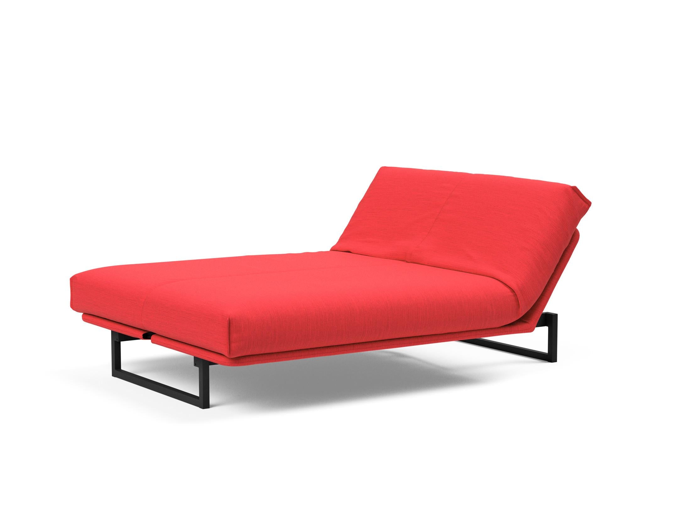 Fraction 140 Bettsofa Nordic Cover: Elegantes Schlafsofa mit komfortabler Soft Spring Federung, ideal für entspannte Nächte und modernes Wohndesign.