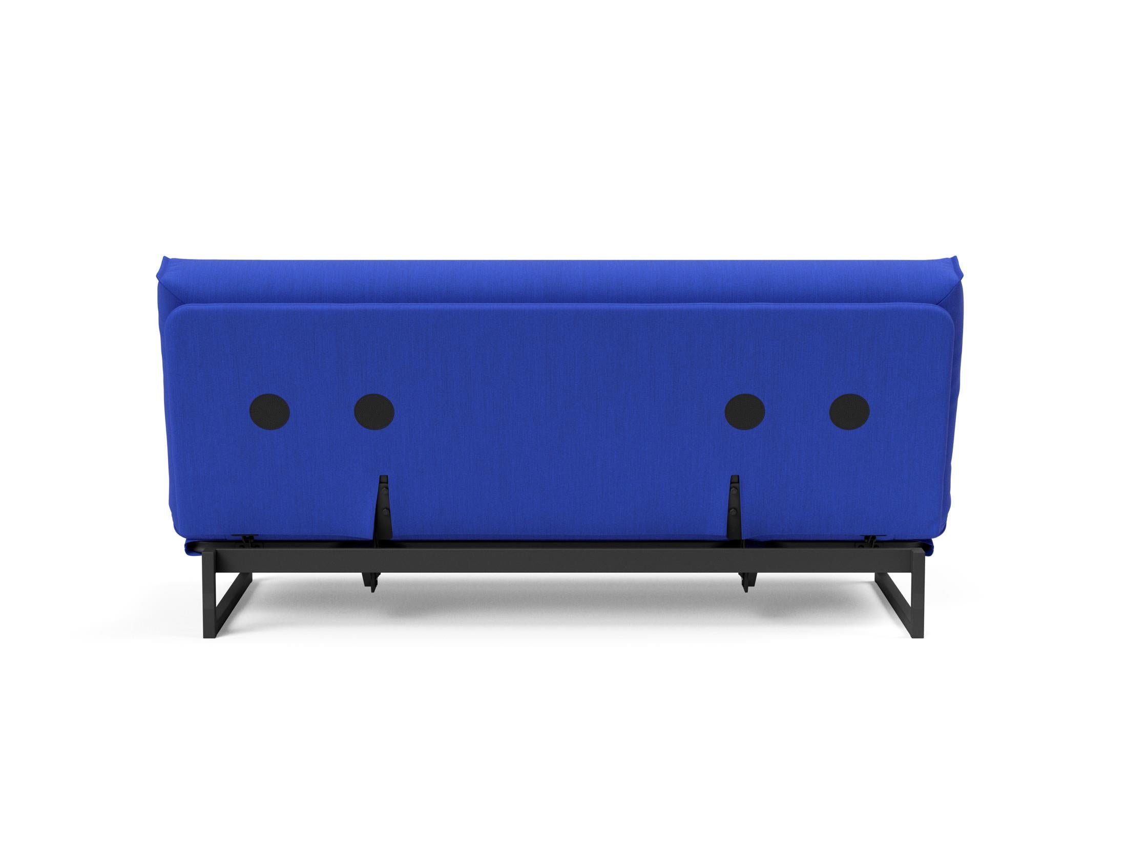 Fraction 140 Bettsofa Nordic Cover: Stilvolles Schlafsofa mit hochwertiger Soft Spring Federung, perfekt für gemütliche Nächte und modernes Interieur.