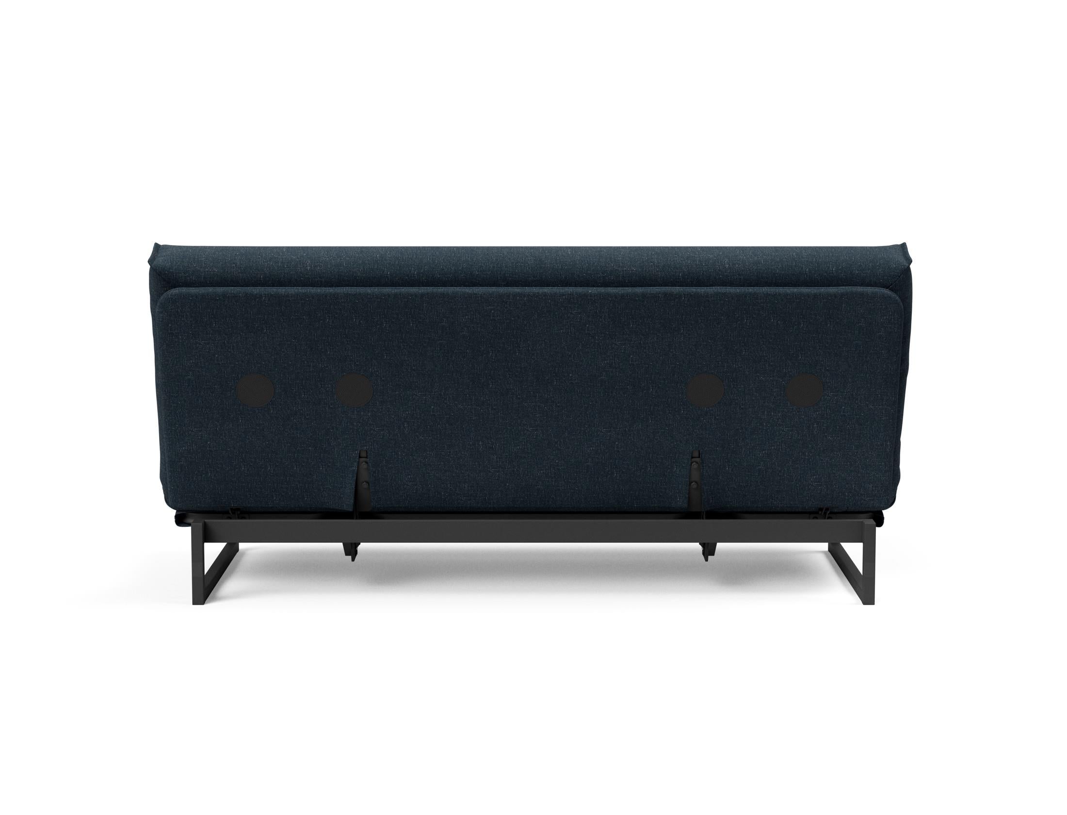 Fraction 140 Bettsofa Nordic Cover: Stilvolles Schlafsofa mit hochwertiger Soft Spring Federung, perfekt für gemütliche Nächte und modernes Interieur.