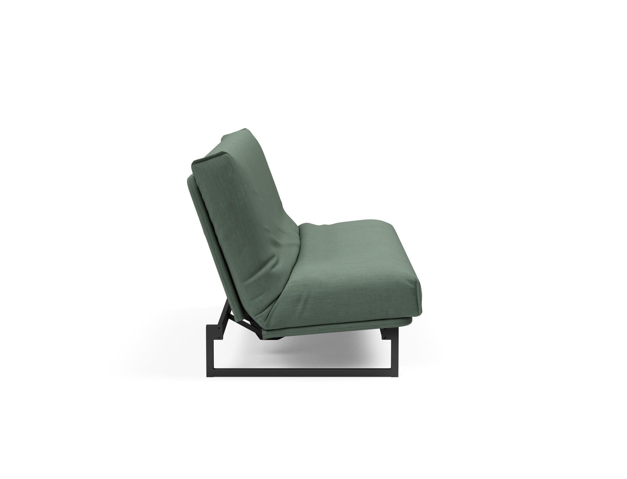 Fraction 140 Bettsofa Nordic Cover: Elegantes Schlafsofa mit komfortabler Soft Spring Federung, ideal für entspannte Nächte und modernes Wohndesign.