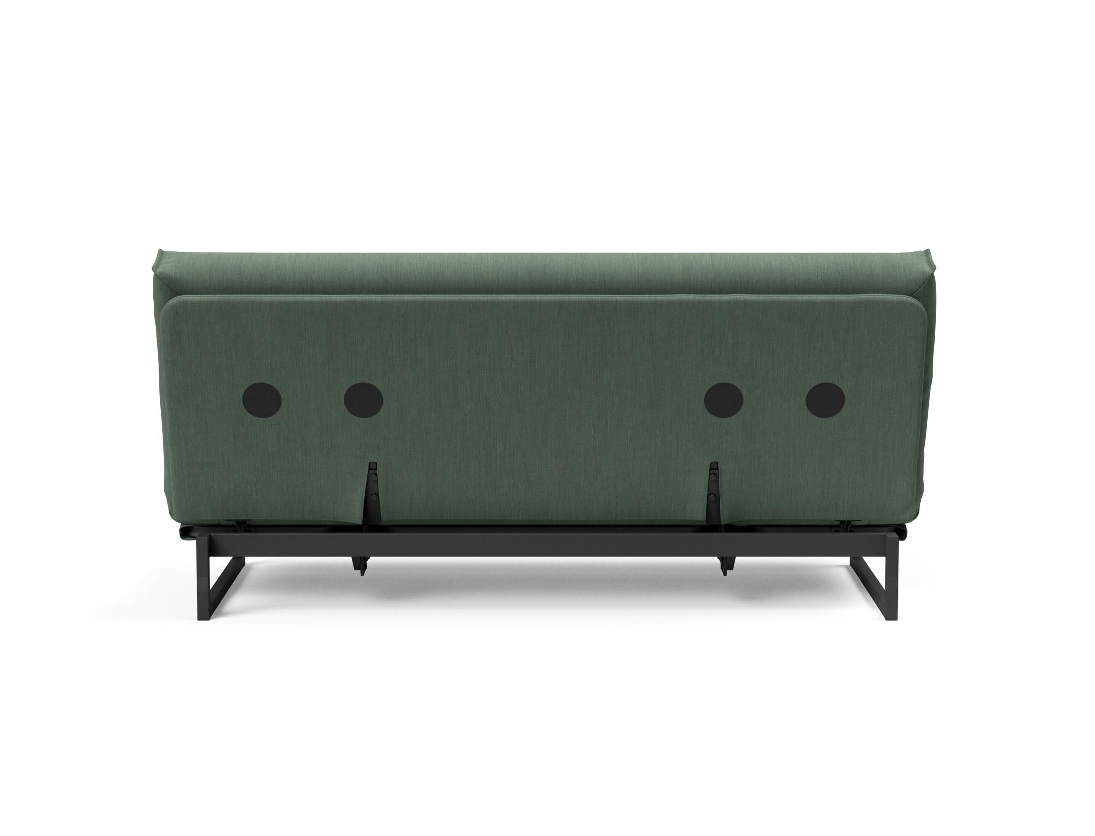 Fraction 140 Bettsofa Nordic Cover: Stilvolles Schlafsofa mit hochwertiger Soft Spring Federung, perfekt für gemütliche Nächte und modernes Interieur.