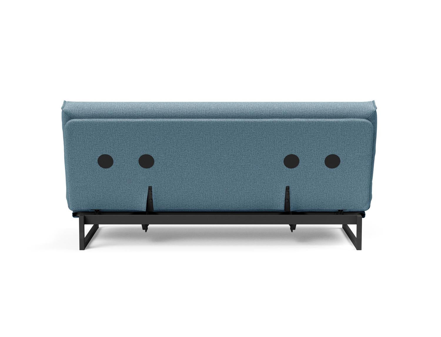 Fraction 140 Bettsofa Nordic Cover: Stilvolles Schlafsofa mit hochwertiger Soft Spring Federung, perfekt für gemütliche Nächte und modernes Interieur.