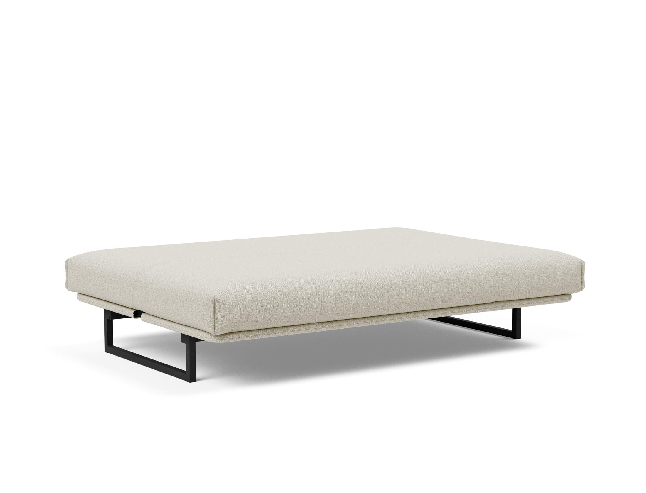 Fraction 140 Bettsofa Nordic Cover: Stilvolles Schlafsofa mit hochwertiger Soft Spring Federung, perfekt für gemütliche Nächte und modernes Interieur.