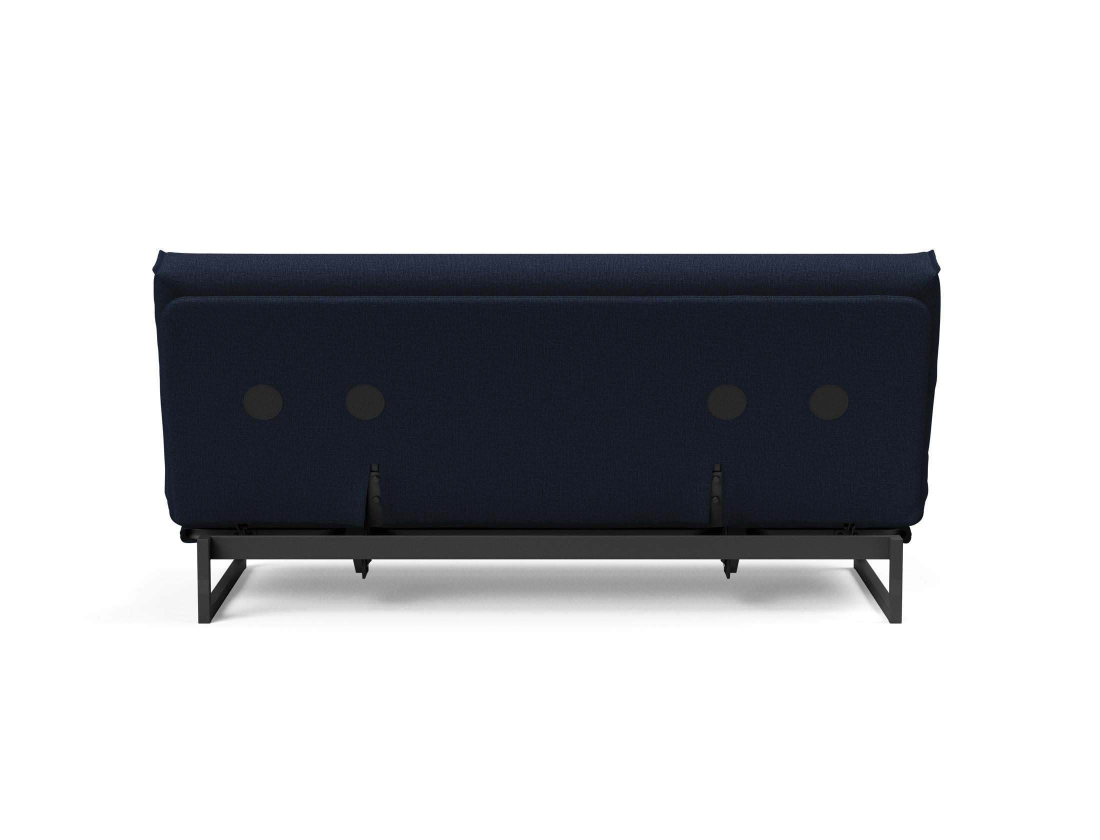 Fraction 140 Bettsofa Nordic Cover: Stilvolles Schlafsofa mit hochwertiger Soft Spring Federung, perfekt für gemütliche Nächte und modernes Interieur.