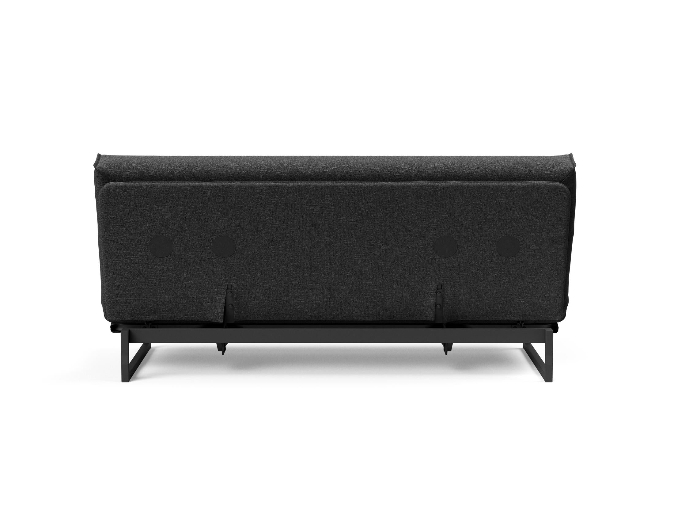 Fraction 140 Bettsofa Nordic Cover: Stilvolles Schlafsofa mit hochwertiger Soft Spring Federung, perfekt für gemütliche Nächte und modernes Interieur.