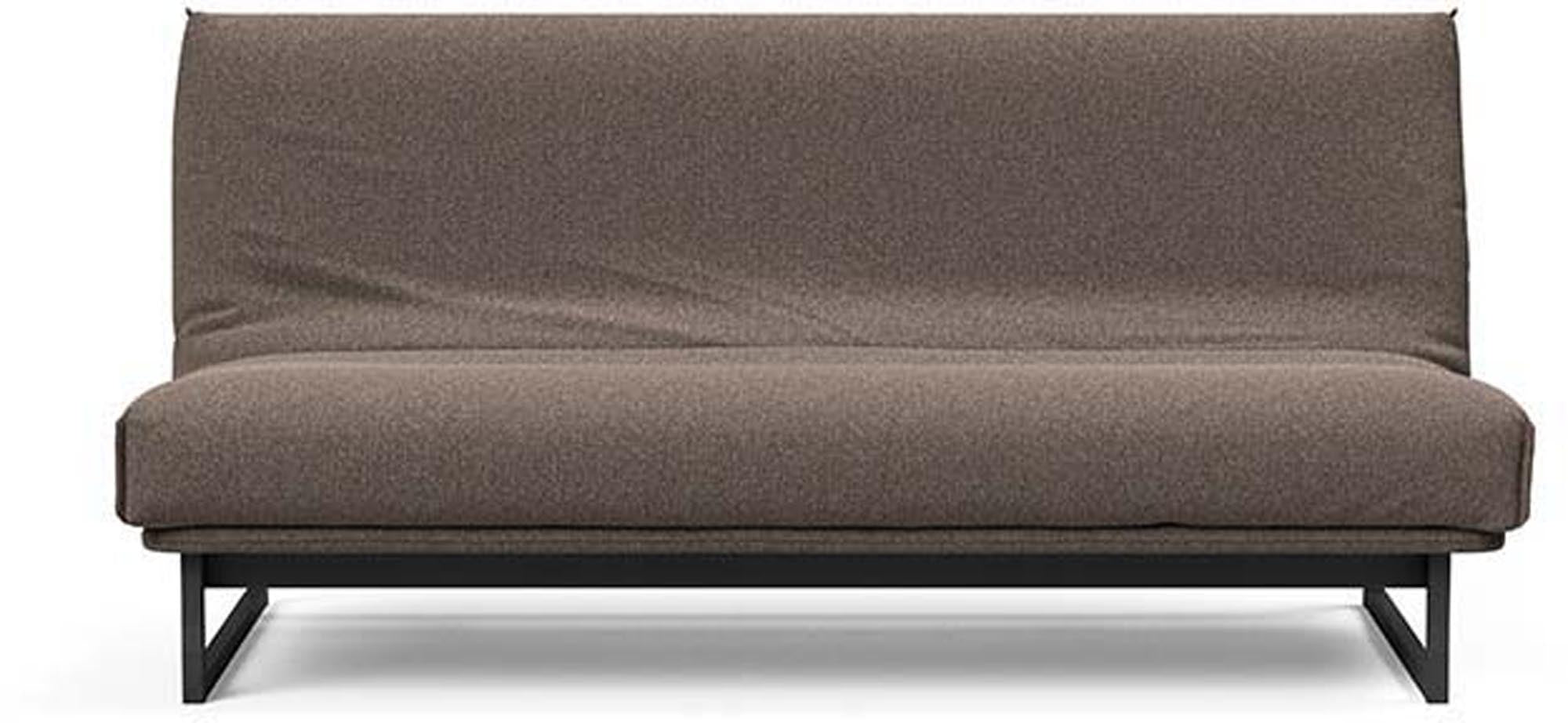 Entdecken Sie das Fraction 140 Bettsofa mit Nordic Cover von Innovation Living: stilvolles Design, komfortable Soft Spring-Matratze, ideal für kompakte Wohnräume.