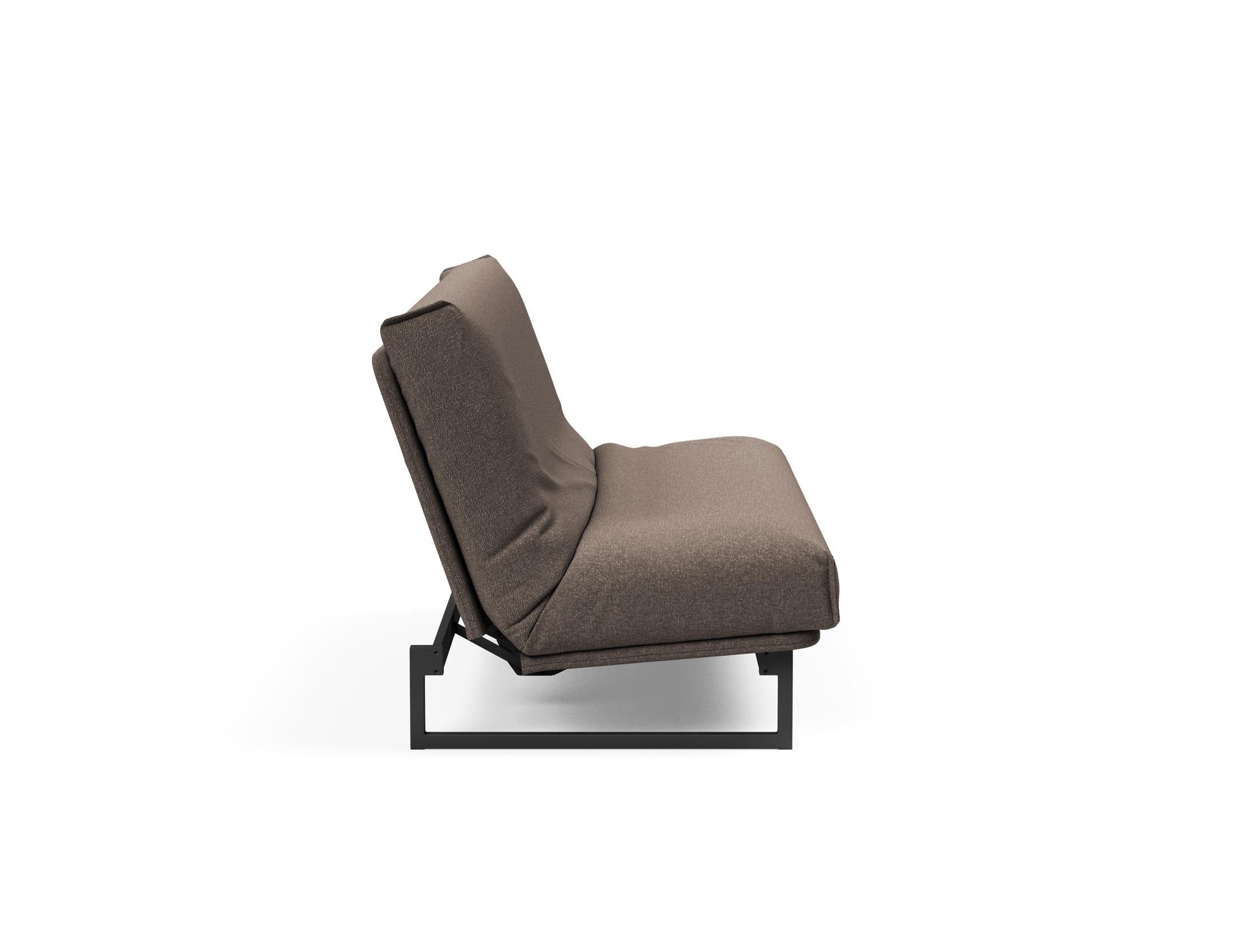 Fraction 140 Bettsofa Nordic Cover: Modernes Schlafsofa mit hochwertiger Soft Spring Federung, perfekt für gemütliche Abende und stilvolle Einrichtung.