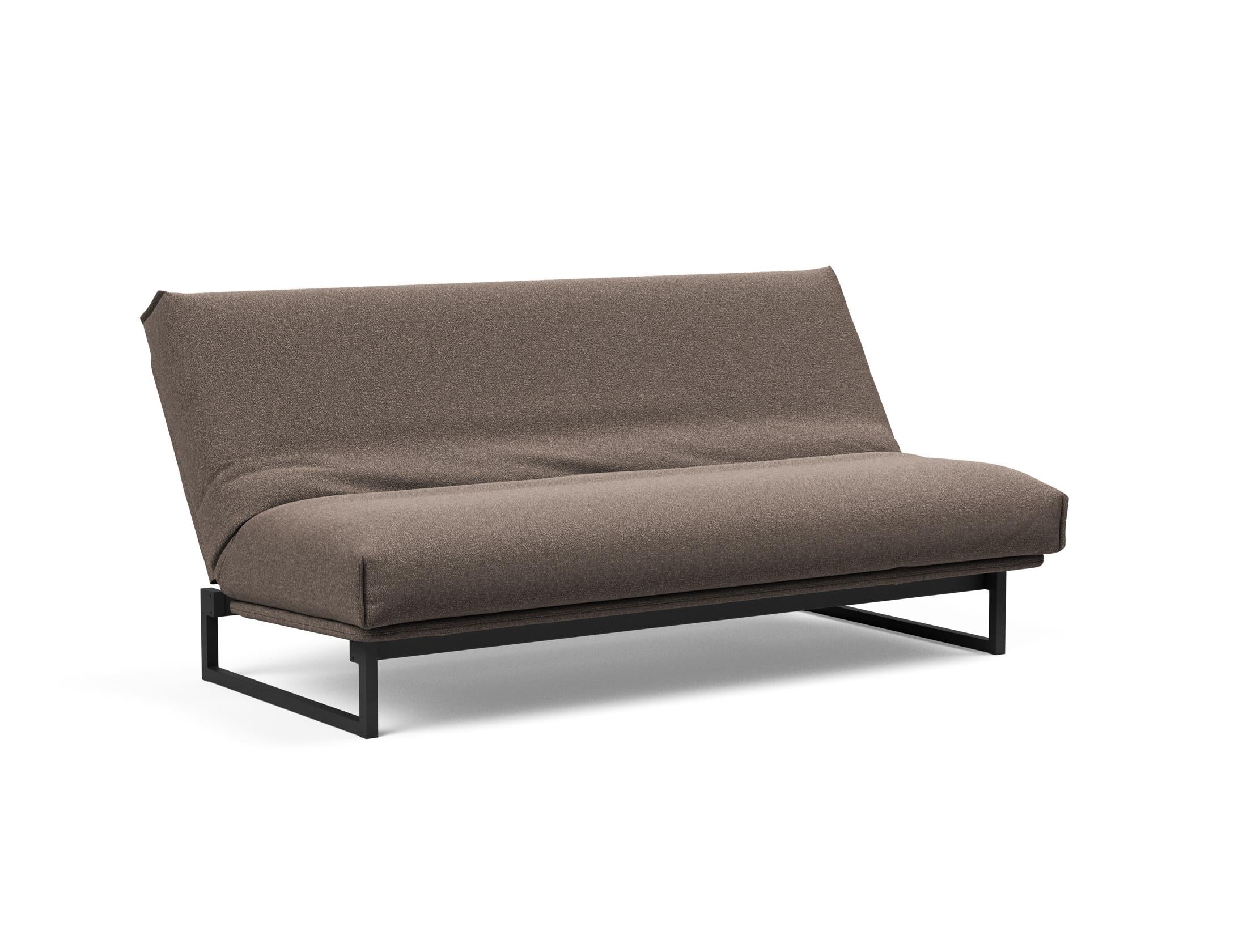 Fraction 140 Bettsofa Nordic Cover: Elegantes Schlafsofa mit komfortabler Soft Spring Federung, ideal für stilvolle Wohnräume und entspannte Nächte.