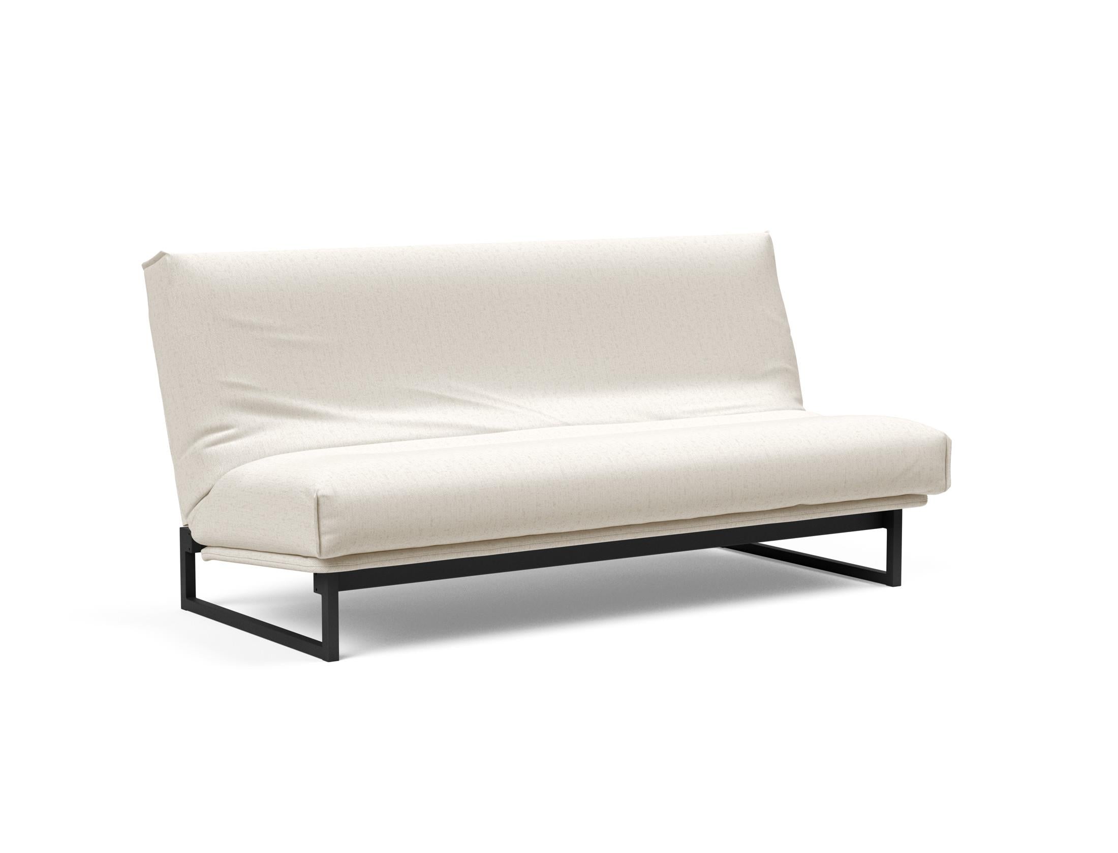 Fraction 140 Bettsofa Nordic Cover: Elegantes Schlafsofa mit komfortabler Soft Spring Federung, ideal für stilvolle Wohnräume und entspannte Nächte.