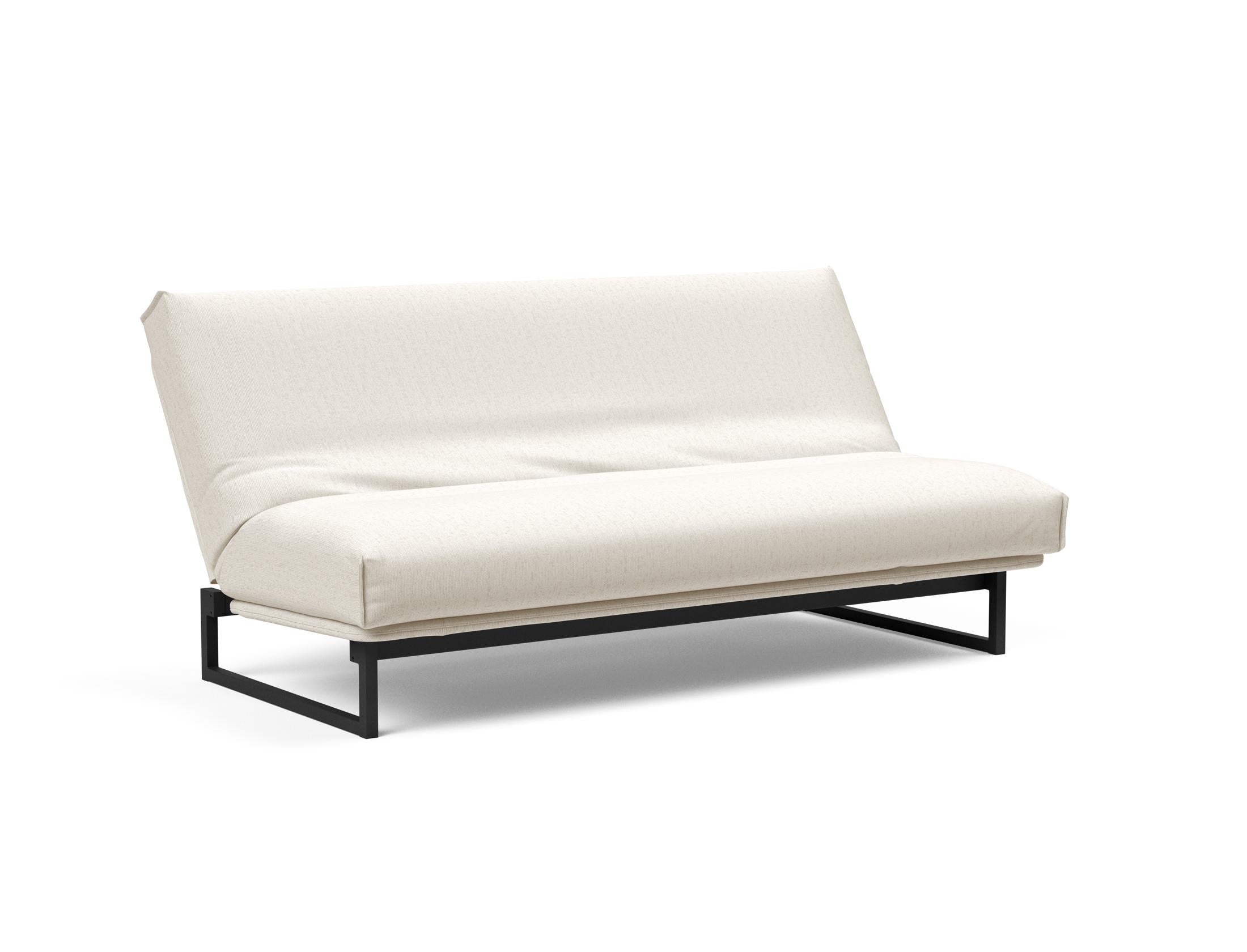 Fraction 140 Bettsofa Nordic Cover: Elegantes Schlafsofa mit komfortabler Soft Spring Federung, ideal für stilvolle Wohnräume und entspannte Nächte.