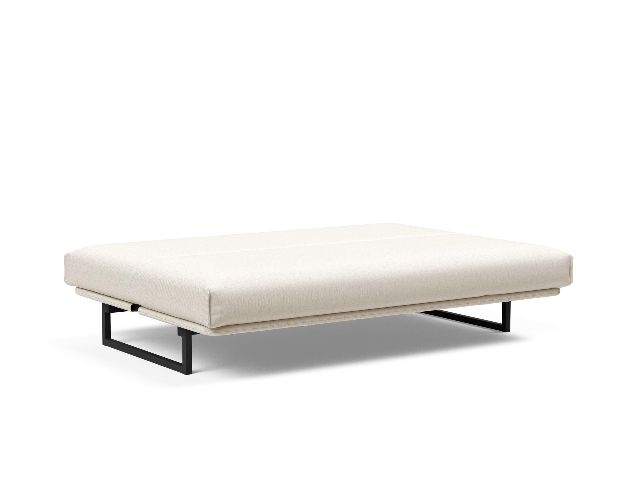 Fraction 140 Bettsofa Nordic Cover: Elegantes Schlafsofa mit komfortabler Soft Spring Federung, ideal für entspannte Nächte und modernes Wohndesign.