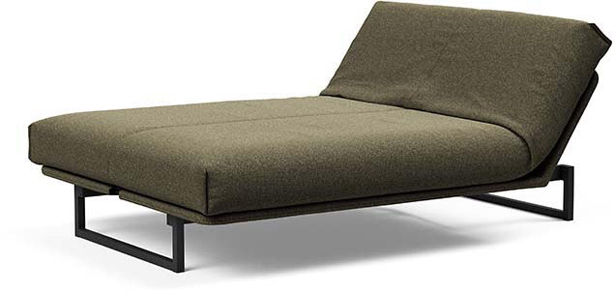 Entdecken Sie das Fraction 140 Bettsofa mit Nordic Cover von Innovation Living: stilvolles Design, komfortable Soft Spring-Matratze, ideal für kompakte Wohnräume.