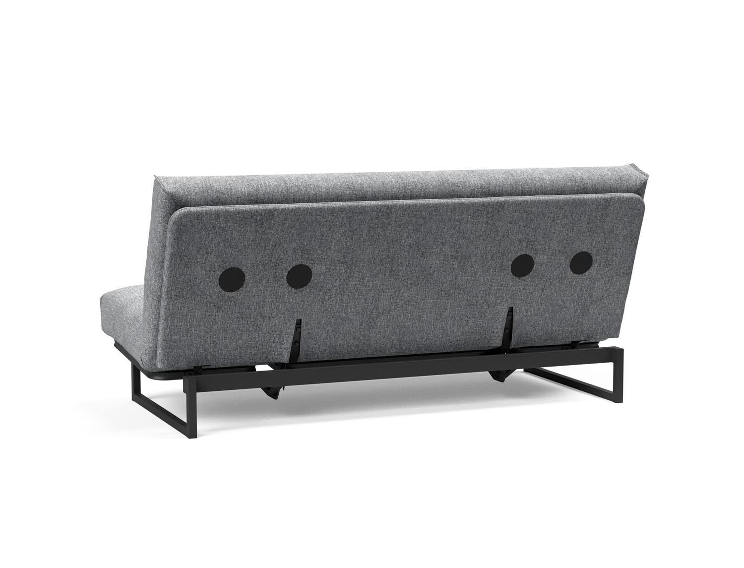 Entdecken Sie das Fraction 140 Bettsofa mit Nordic Cover von Innovation Living: stilvolles Design, komfortable Soft Spring-Matratze, ideal für kompakte Wohnräume.