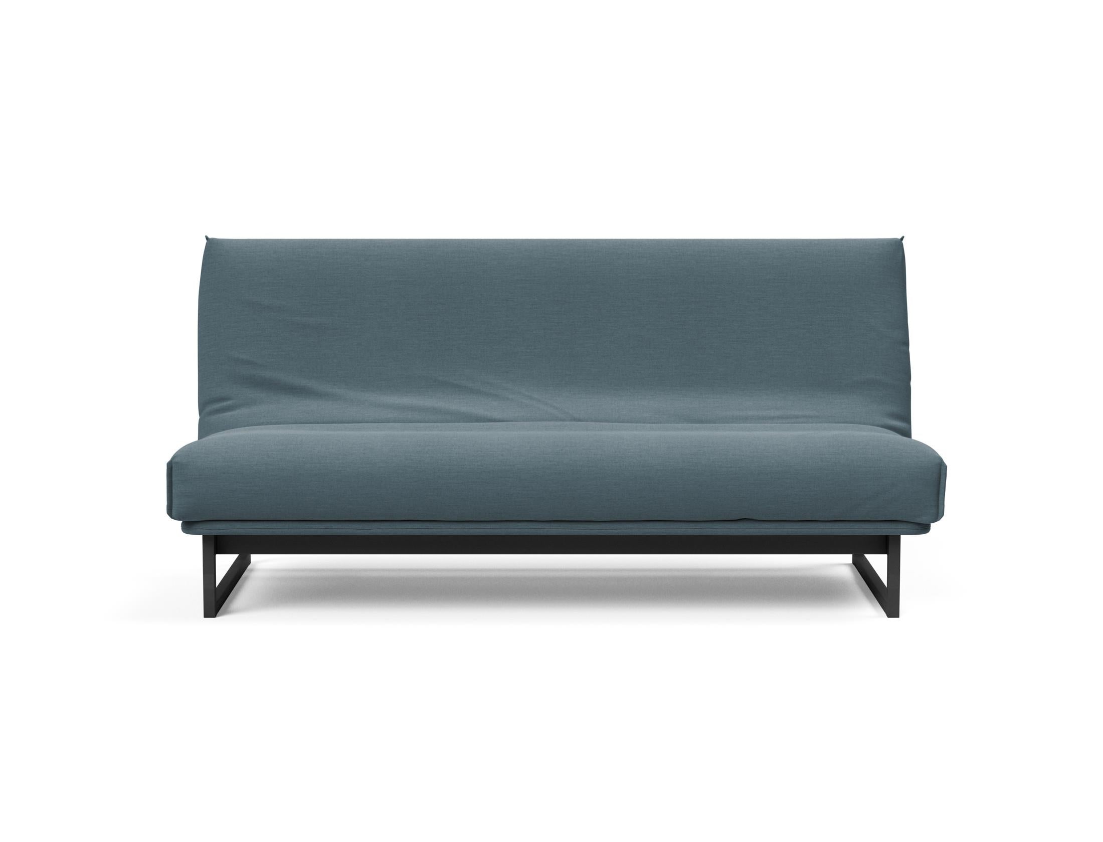 Fraction 140 Bettsofa Nordic Cover: Stilvolles Schlafsofa mit hochwertiger Soft Spring Federung, perfekt für gemütliche Nächte und modernes Interieur.