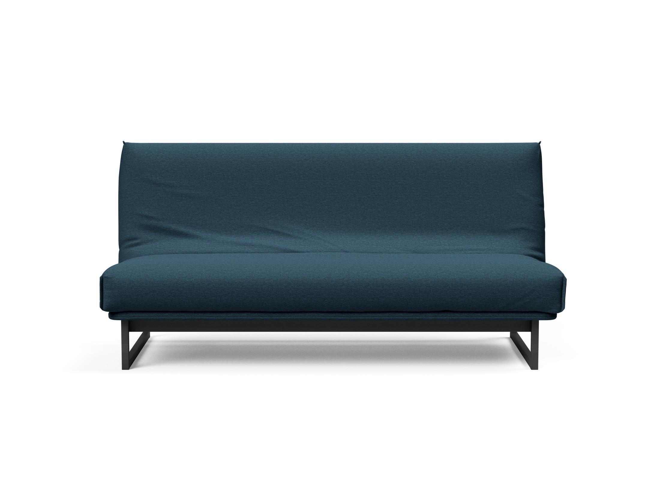 Fraction 140 Bettsofa Nordic Cover: Stilvolles Schlafsofa mit hochwertiger Soft Spring Federung, perfekt für gemütliche Nächte und modernes Interieur.