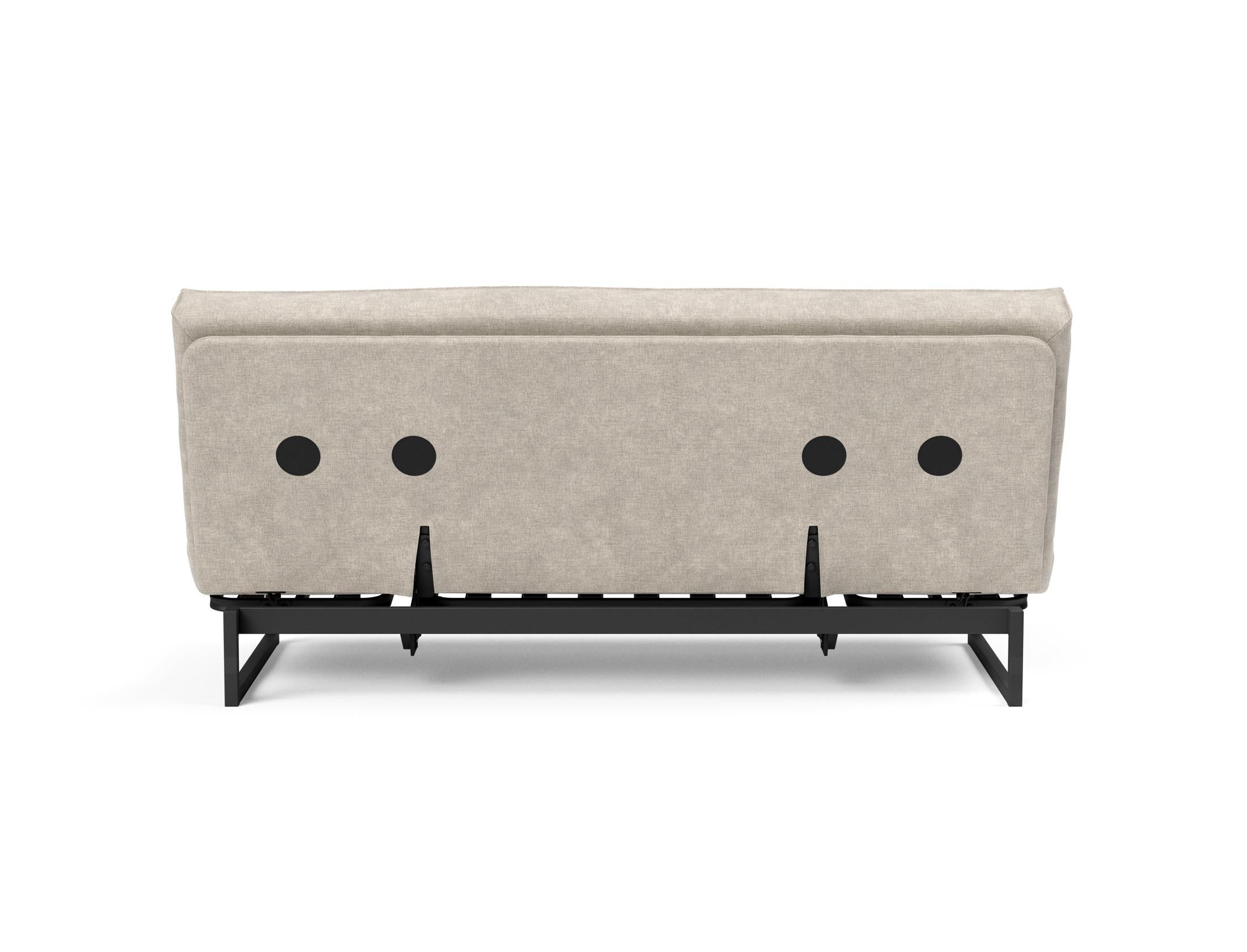 Erleben Sie das Fraction 140 Bettsofa Sharp Plus Cover Soft Spring von Innovation Living – modern, funktional und ideal für kleine Räume.