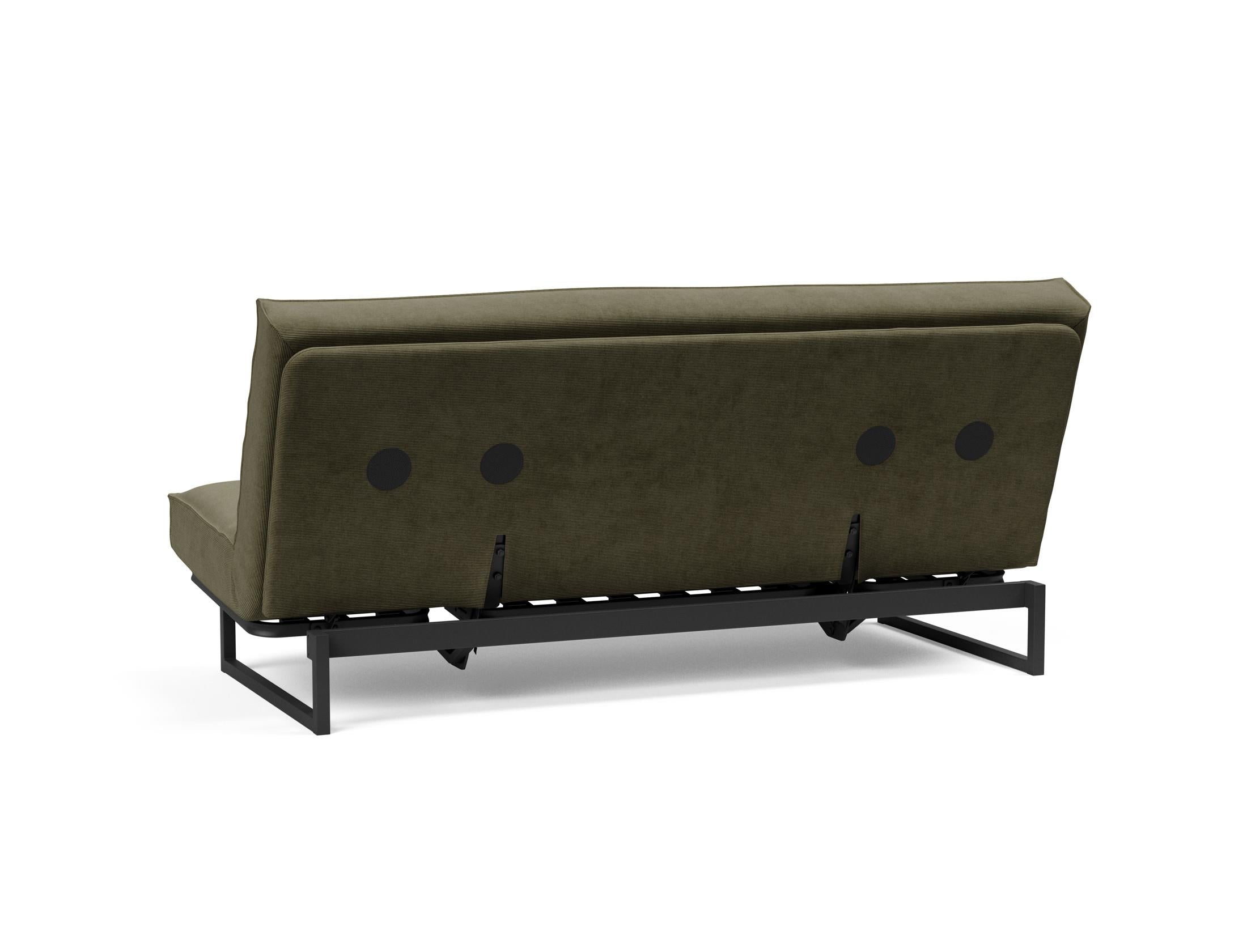 Erleben Sie das Fraction 140 Bettsofa Sharp Plus Cover Soft Spring von Innovation Living – modern, funktional und ideal für kleine Räume.