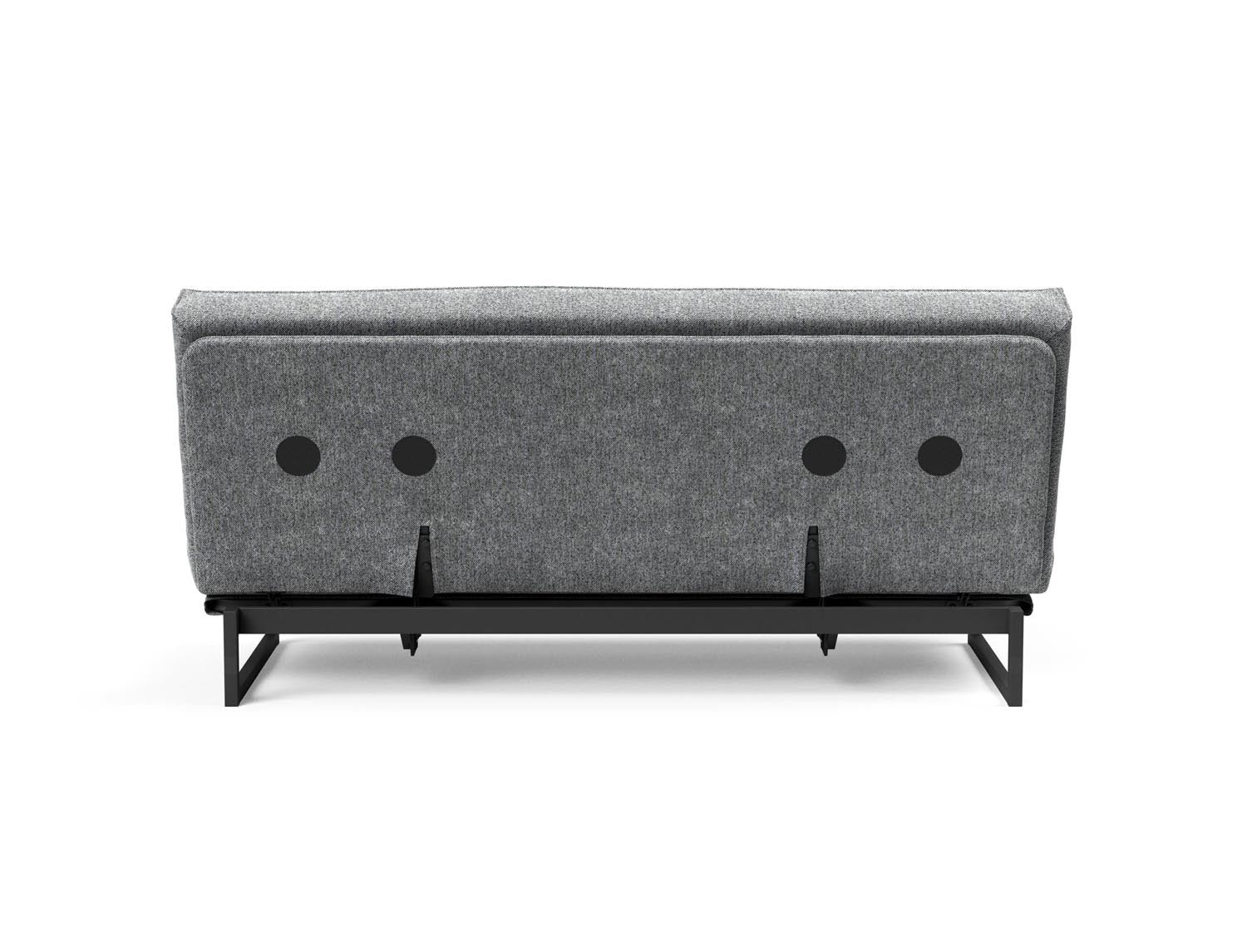 Fraction 140 Bettsofa Sharp Plus: modernes Design mit Soft Spring Bezug, ideal für flexible Wohnräume und gemütliche Schlafgelegenheiten.