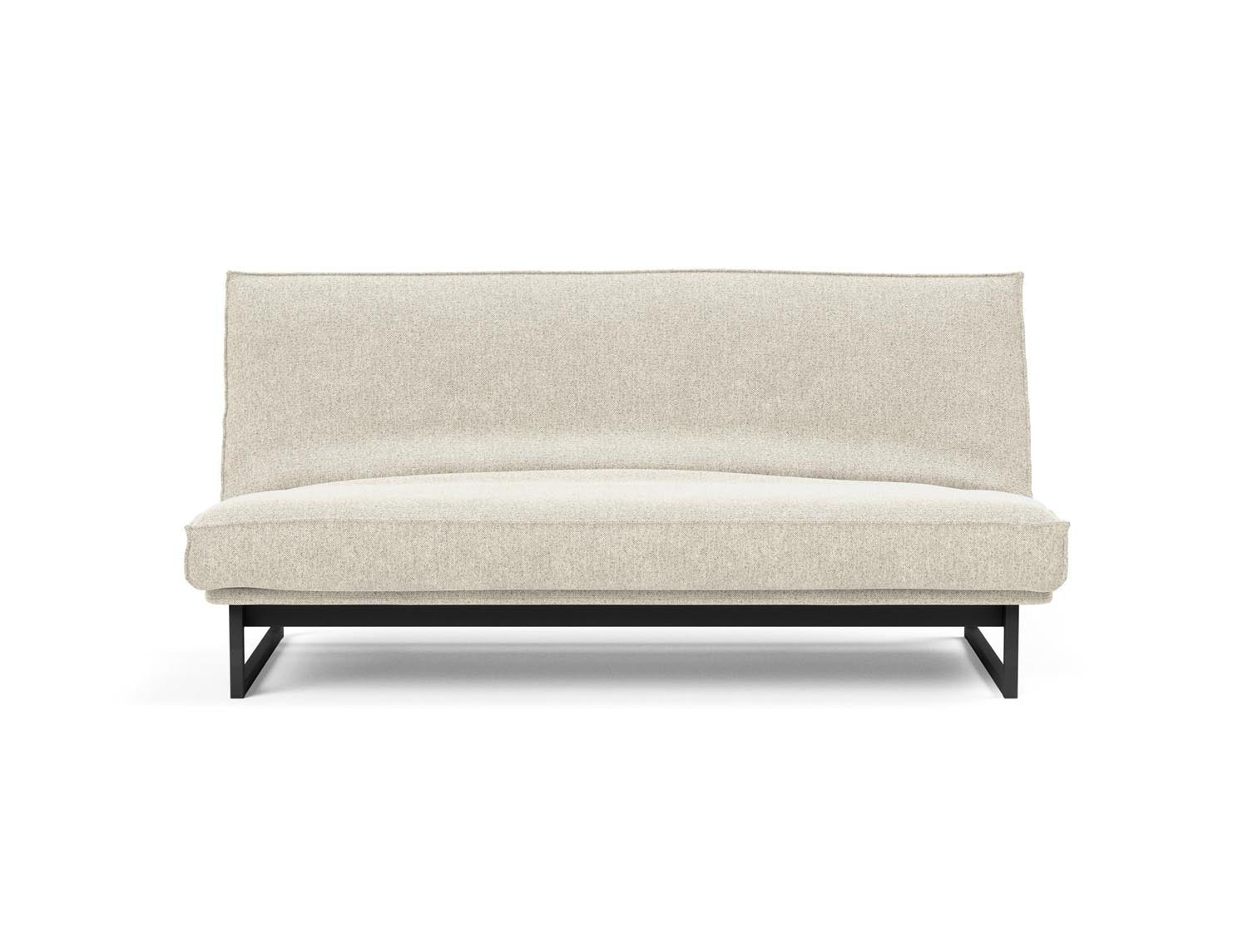 Fraction 140 Bettsofa Sharp Plus: stilvolles Sofa mit Soft Spring Bezug, perfekt für multifunktionale Räume und entspannende Nächte.
