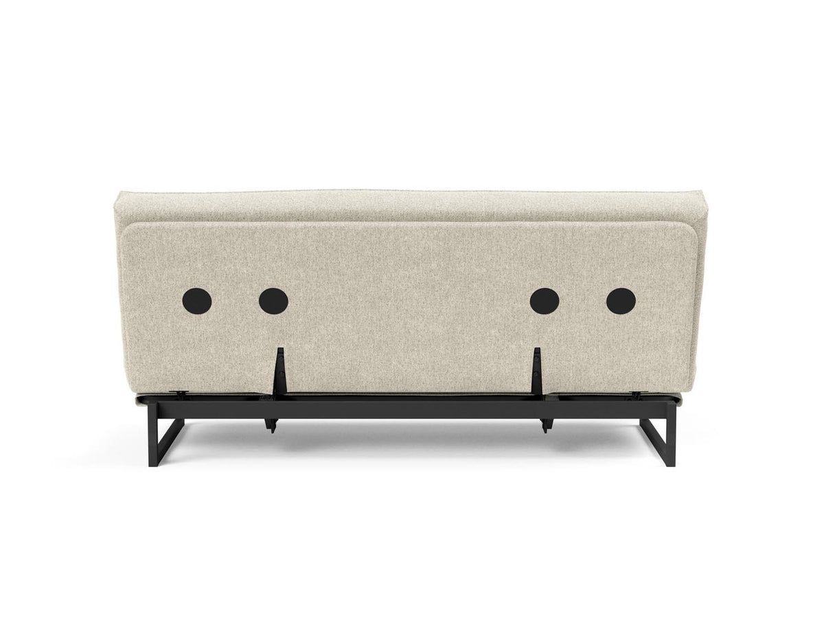 Fraction 140 Bettsofa Sharp Plus Cover mit Gestellbezug Soft Spring in 357 Taura Off White präsentiert im Onlineshop von KAQTU Design AG. Bettsofa ist von Innovation Living