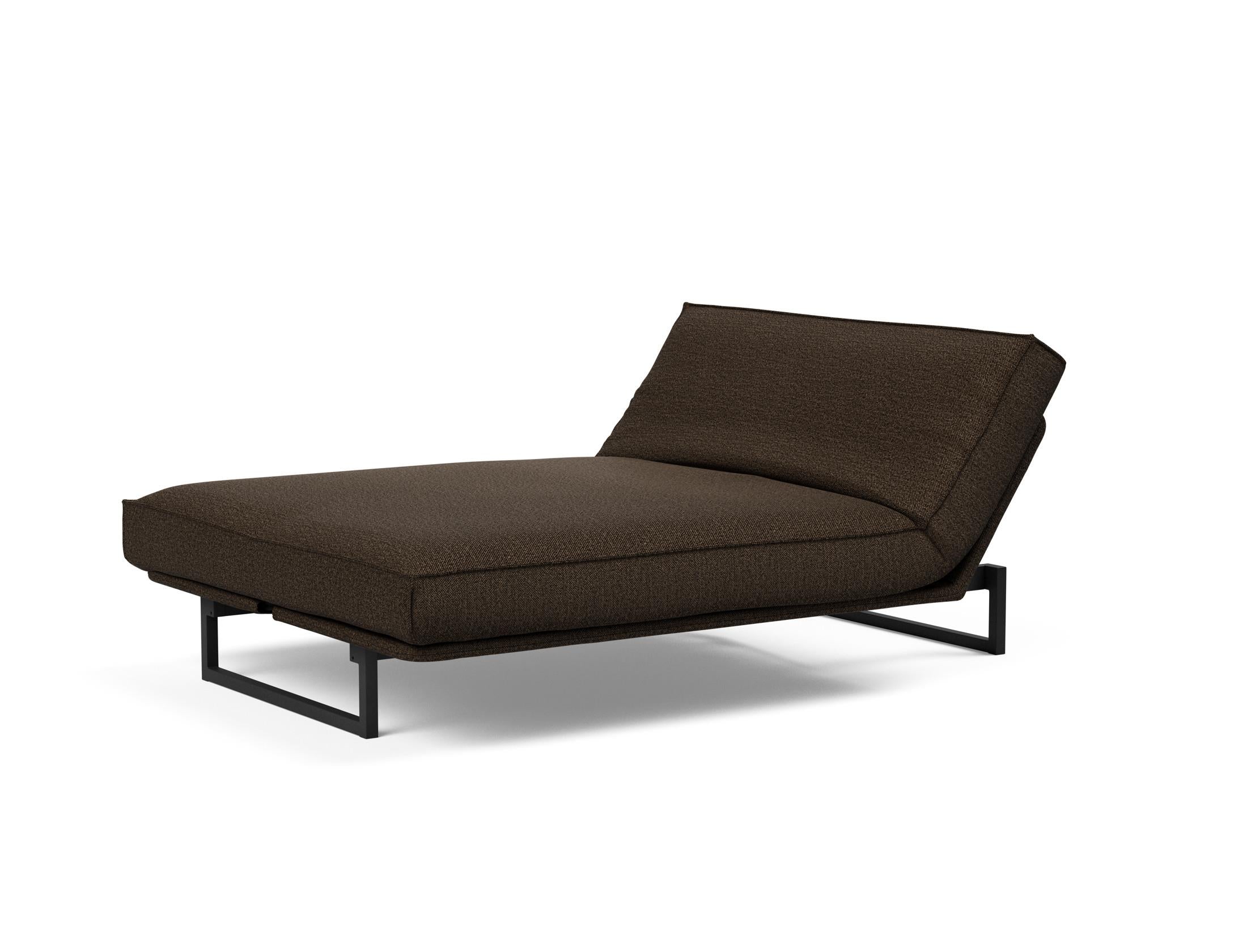 Fraction 140 Bettsofa Sharp Plus: stilvolles Sofa mit Soft Spring Bezug, perfekt für multifunktionale Räume und entspannende Nächte.