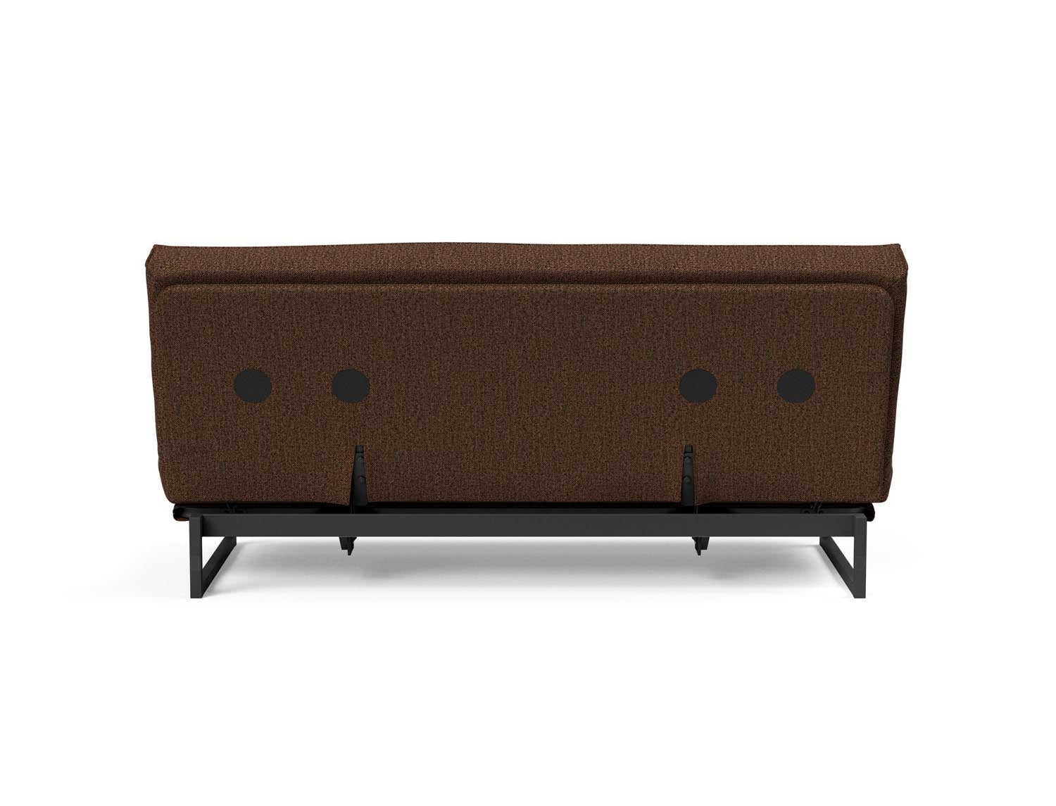 Fraction 140 Bettsofa Sharp Plus: modernes Design mit Soft Spring Bezug, ideal für flexible Wohnräume und gemütliche Schlafgelegenheiten.