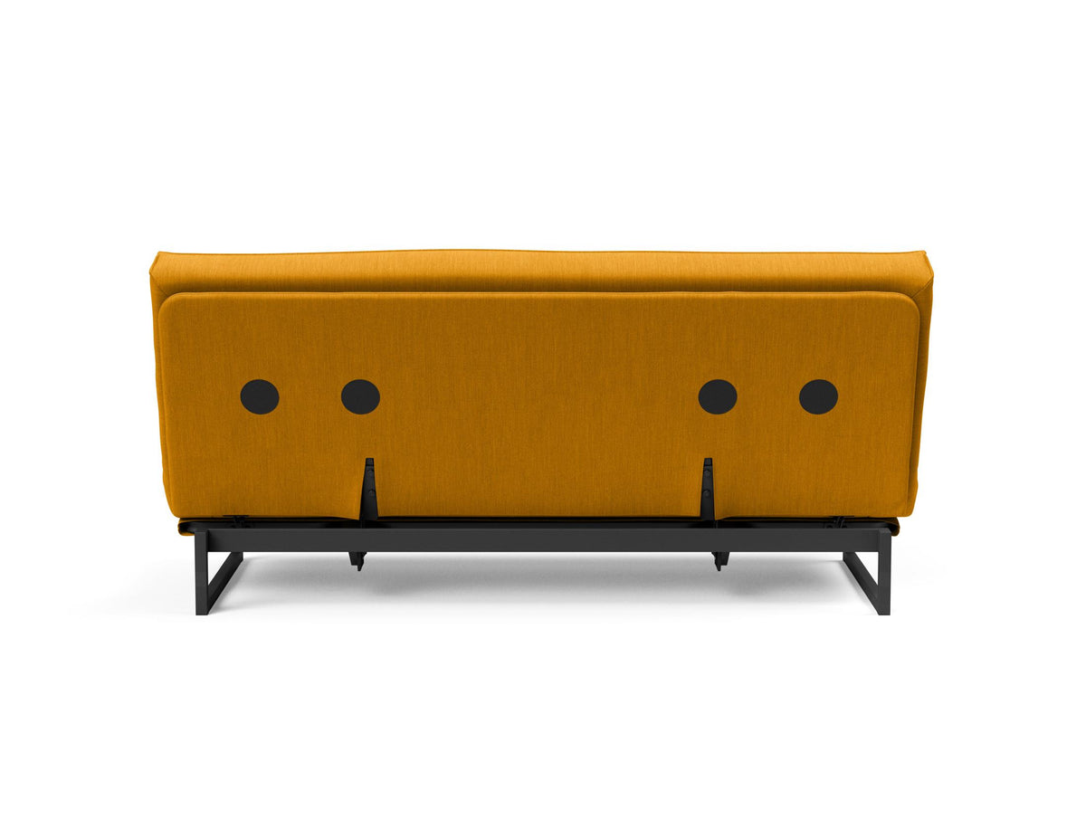 Fraction 140 Bettsofa Sharp Plus Cover mit Gestellbezug Soft Spring in 507 Elegance Burned Curry präsentiert im Onlineshop von KAQTU Design AG. Bettsofa ist von Innovation Living