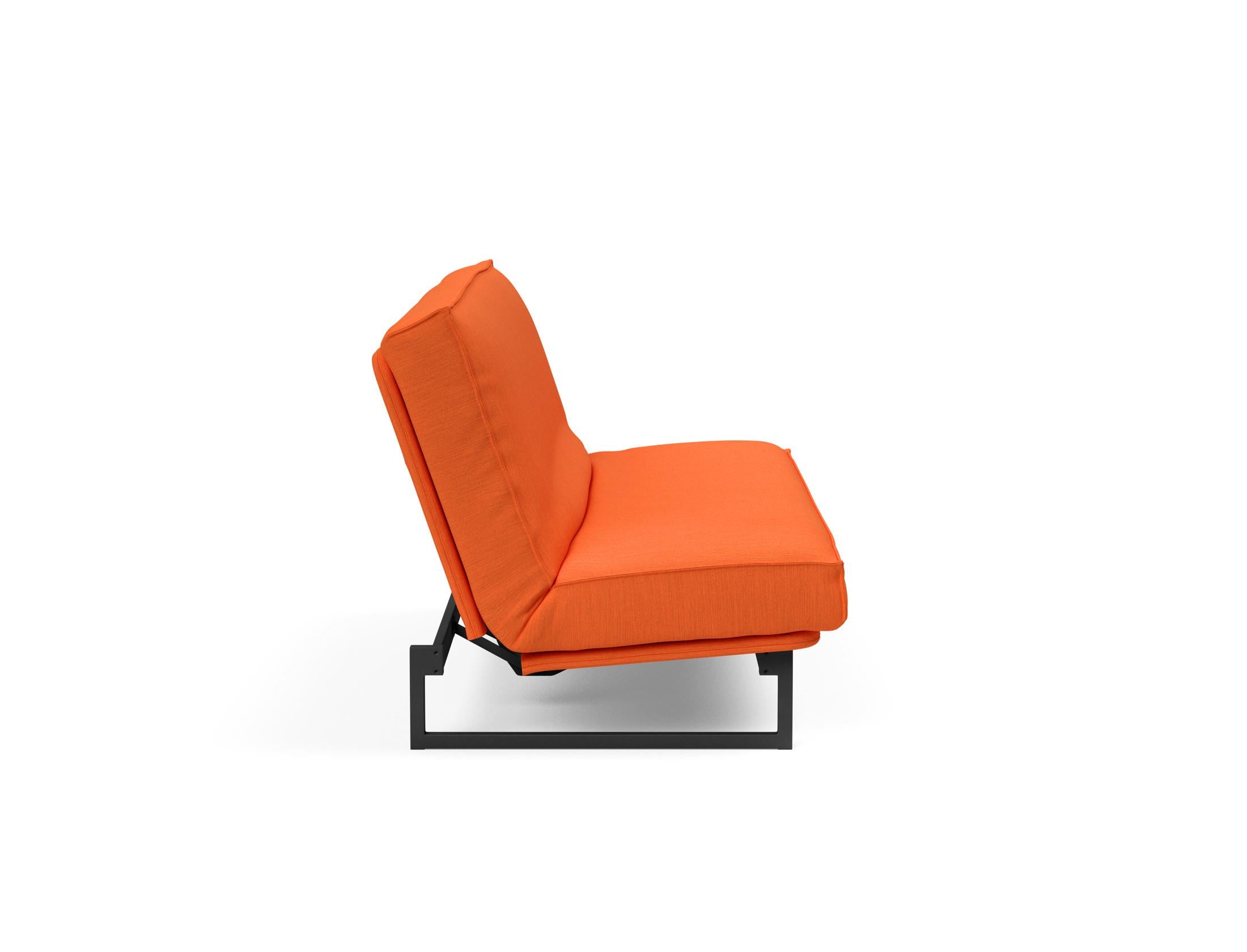 Fraction 140 Bettsofa Sharp Plus: stilvolles Sofa mit Soft Spring Bezug, perfekt für multifunktionale Räume und entspannende Nächte.