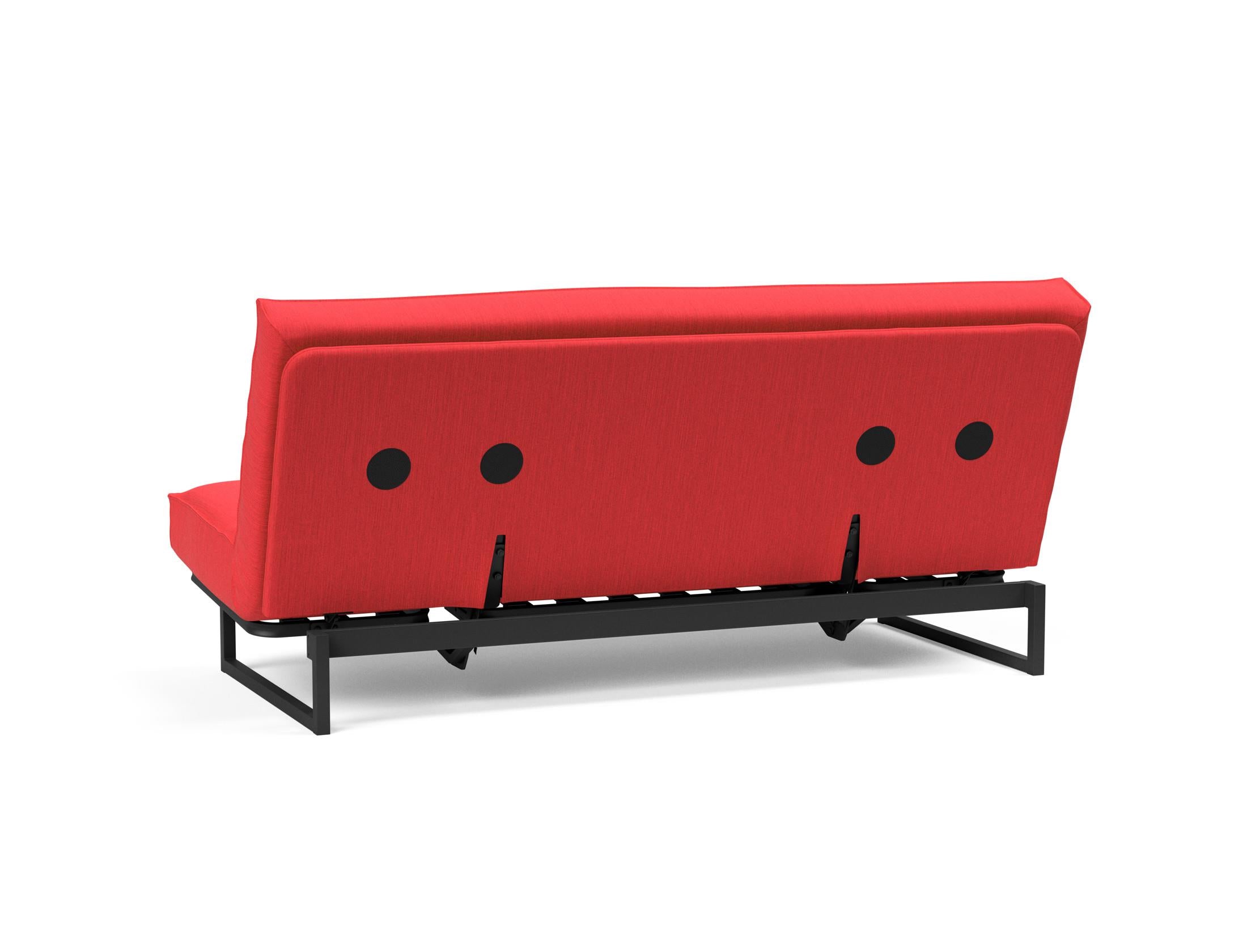 Erleben Sie das Fraction 140 Bettsofa Sharp Plus Cover Soft Spring von Innovation Living – modern, funktional und ideal für kleine Räume.