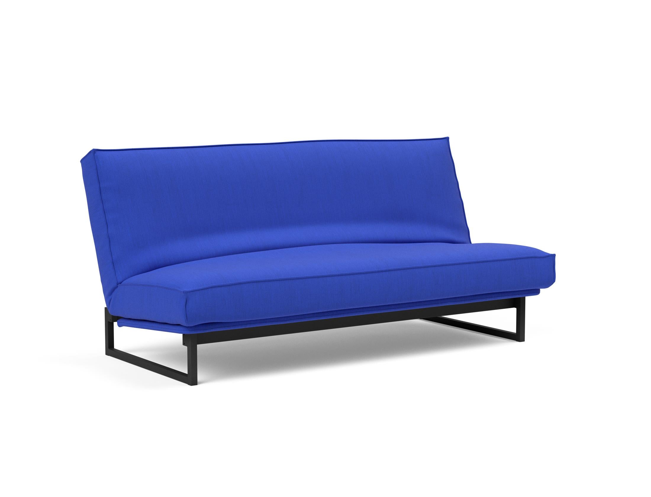 Fraction 140 Bettsofa Sharp Plus: modernes Design mit Soft Spring Bezug, ideal für flexible Wohnräume und gemütliche Schlafgelegenheiten.