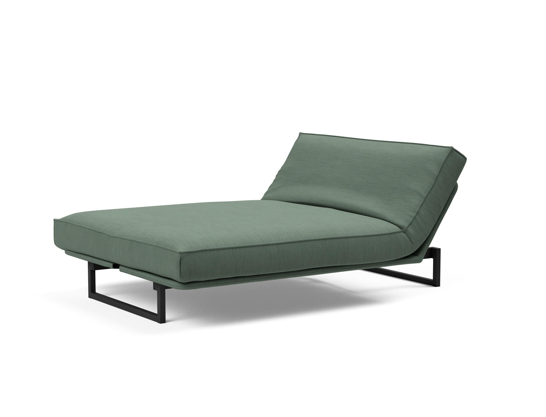 Fraction 140 Bettsofa Sharp Plus: stilvolles Sofa mit Soft Spring Bezug, perfekt für multifunktionale Räume und entspannende Nächte.