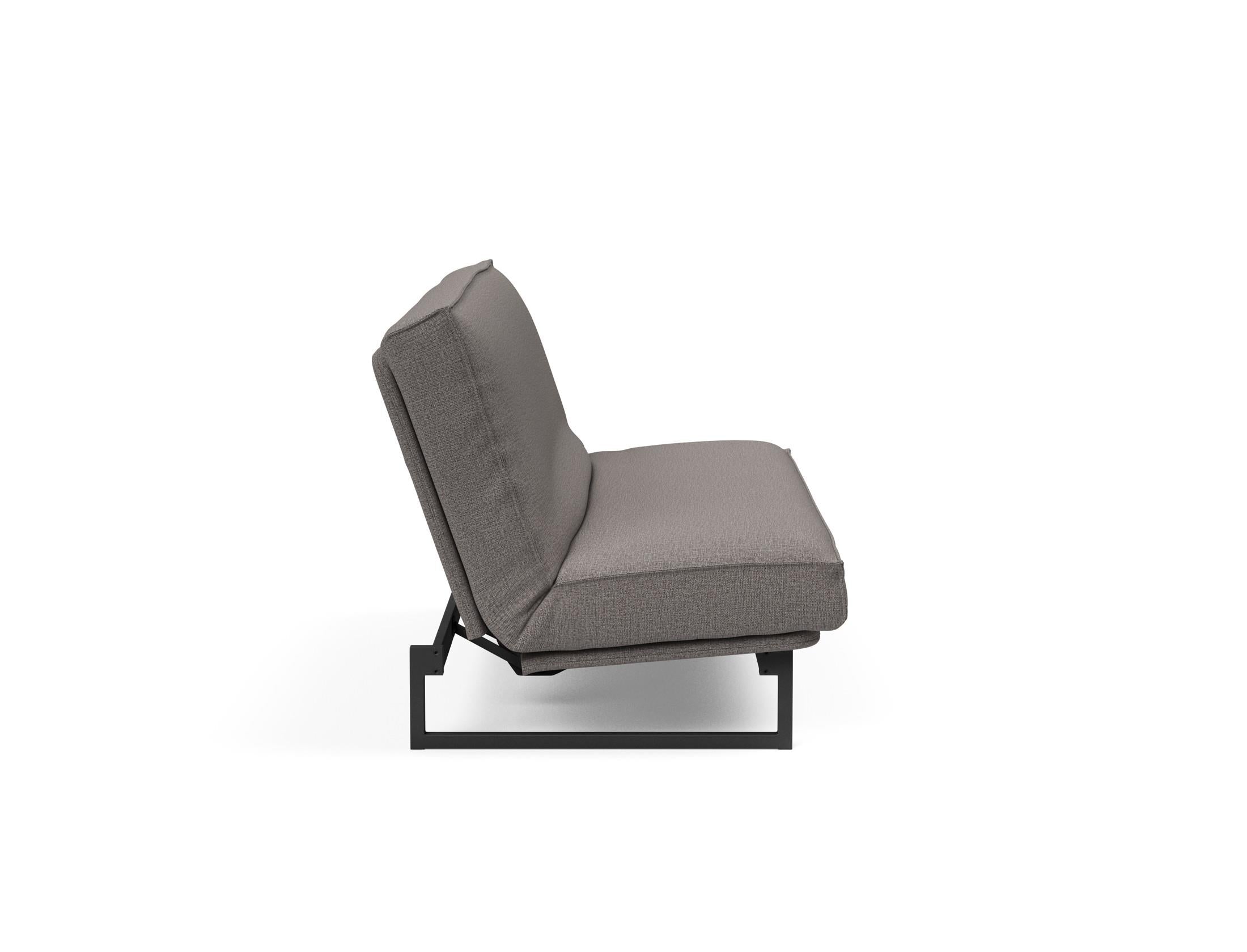 Fraction 140 Bettsofa Sharp Plus: stilvolles Sofa mit Soft Spring Bezug, perfekt für multifunktionale Räume und entspannende Nächte.