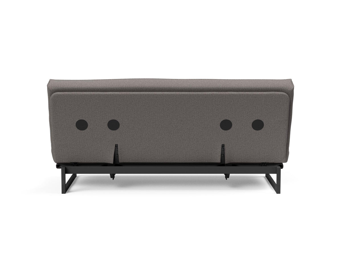 Fraction 140 Bettsofa Sharp Plus Cover mit Gestellbezug Soft Spring in 521 Mixed Dance Grey präsentiert im Onlineshop von KAQTU Design AG. Bettsofa ist von Innovation Living