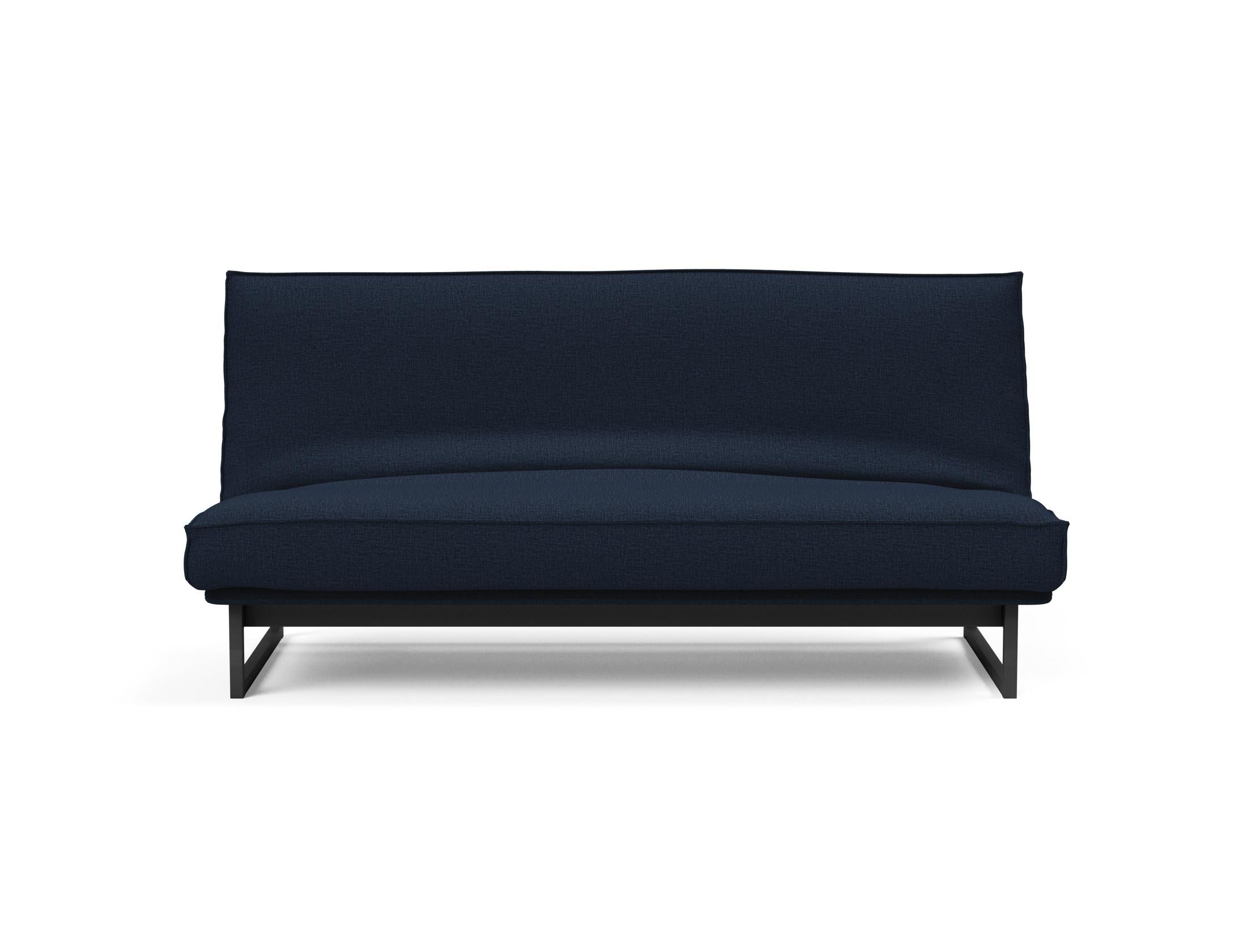 Fraction 140 Bettsofa Sharp Plus: modernes Design mit Soft Spring Bezug, ideal für flexible Wohnräume und gemütliche Schlafgelegenheiten.