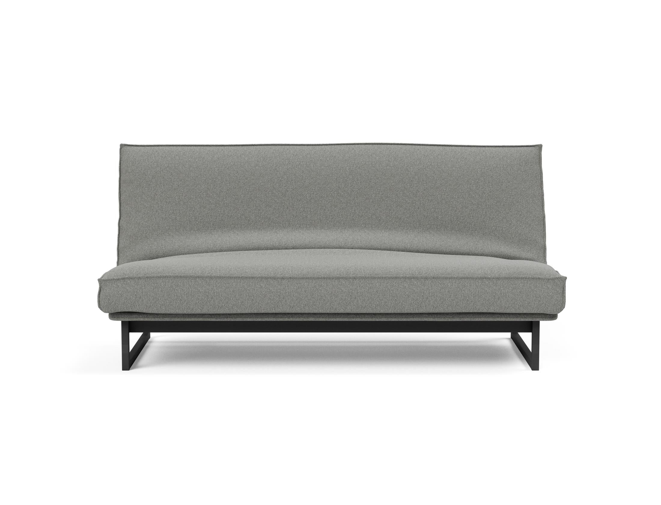 Fraction 140 Bettsofa Sharp Plus: modernes Design mit Soft Spring Bezug, ideal für flexible Wohnräume und gemütliche Schlafgelegenheiten.