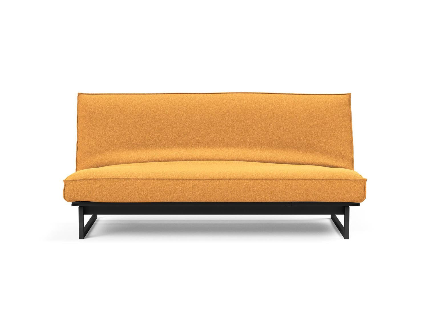 Fraction 140 Bettsofa Sharp Plus: modernes Design mit Soft Spring Bezug, ideal für flexible Wohnräume und gemütliche Schlafgelegenheiten.