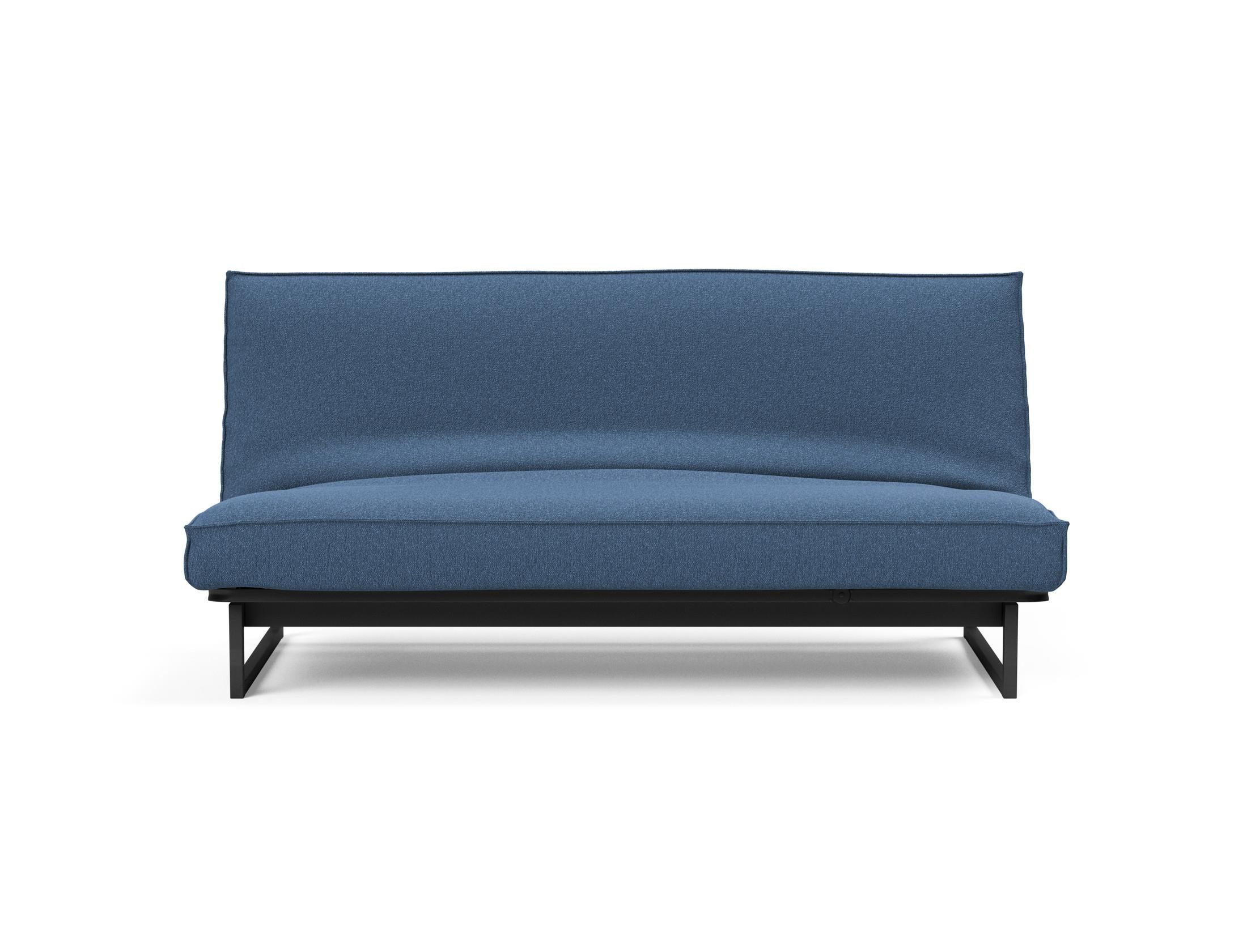 Fraction 140 Bettsofa Sharp Plus: stilvolles Sofa mit Soft Spring Bezug, perfekt für multifunktionale Räume und entspannende Nächte.
