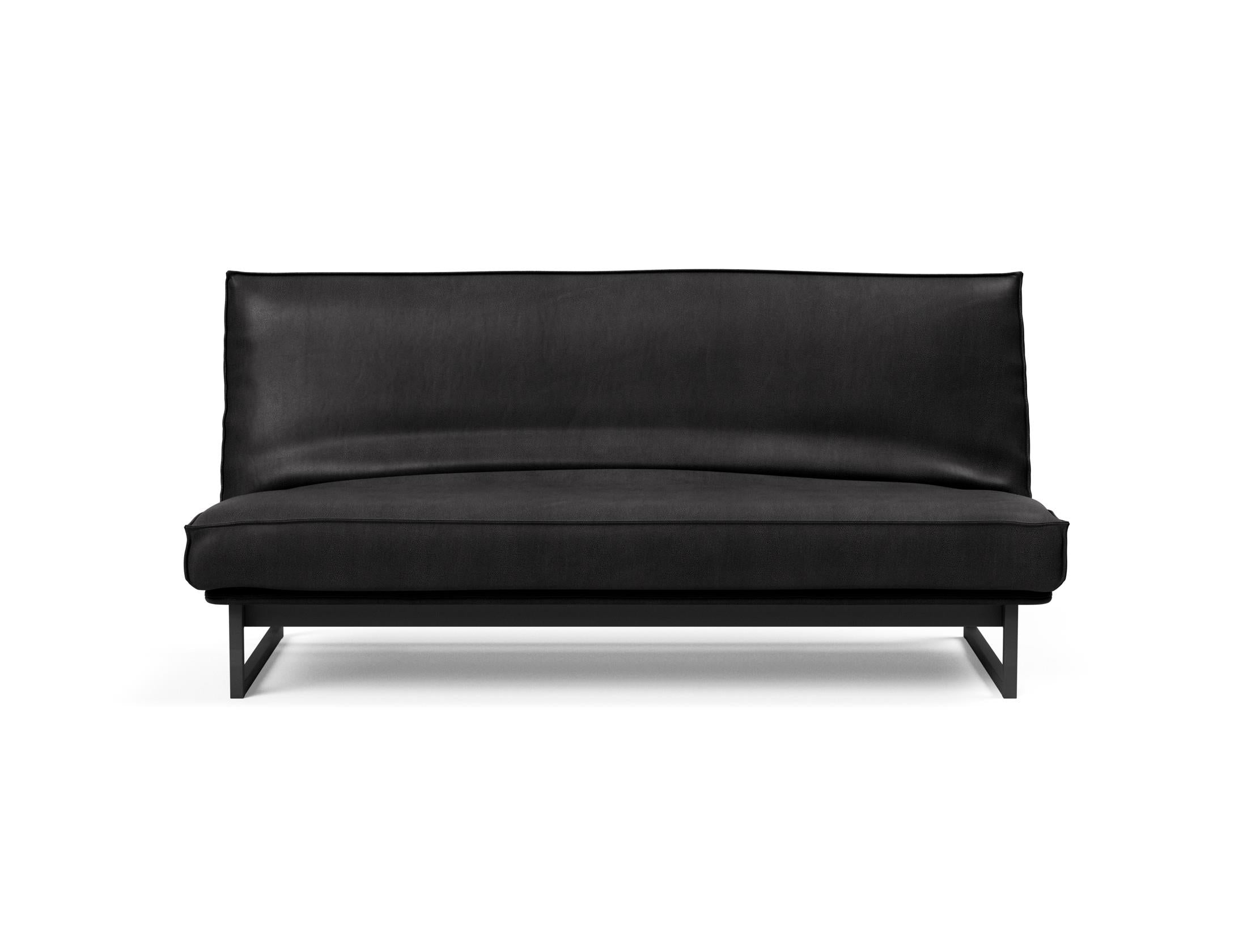 Fraction 140 Bettsofa Sharp Plus: stilvolles Sofa mit Soft Spring Bezug, perfekt für multifunktionale Räume und entspannende Nächte.