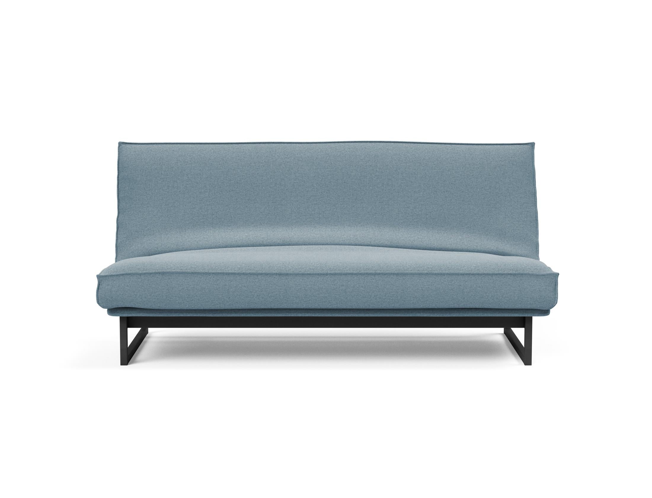 Fraction 140 Bettsofa Sharp Plus: stilvolles Sofa mit Soft Spring Bezug, perfekt für multifunktionale Räume und entspannende Nächte.