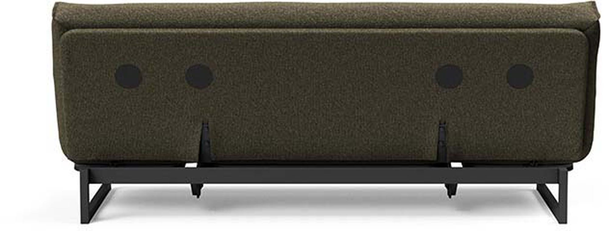 Erleben Sie das Fraction 120 Bettsofa Nordic Spring von Innovation Living – modernes skandinavisches Design, perfekt für kleine Räume und entspannende Nächte.